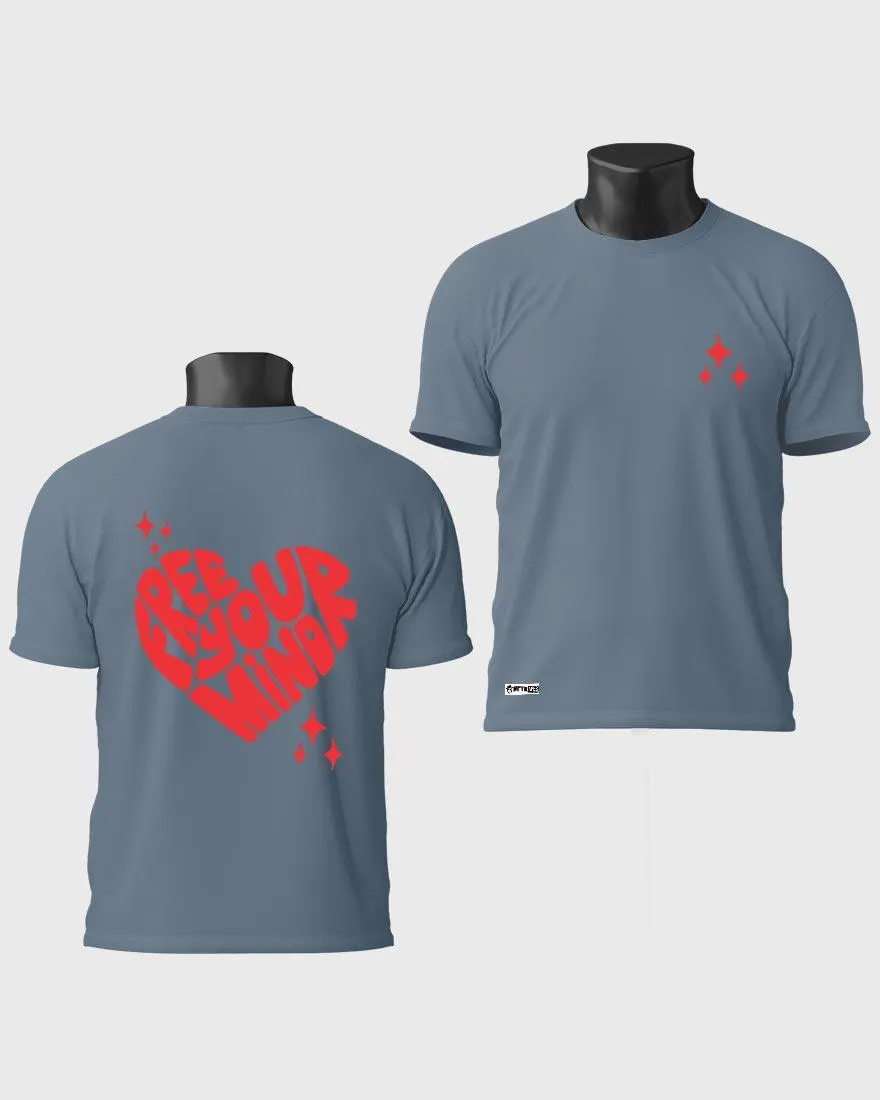 Mens Regular Tshirt Funky Mind Free Your Mind