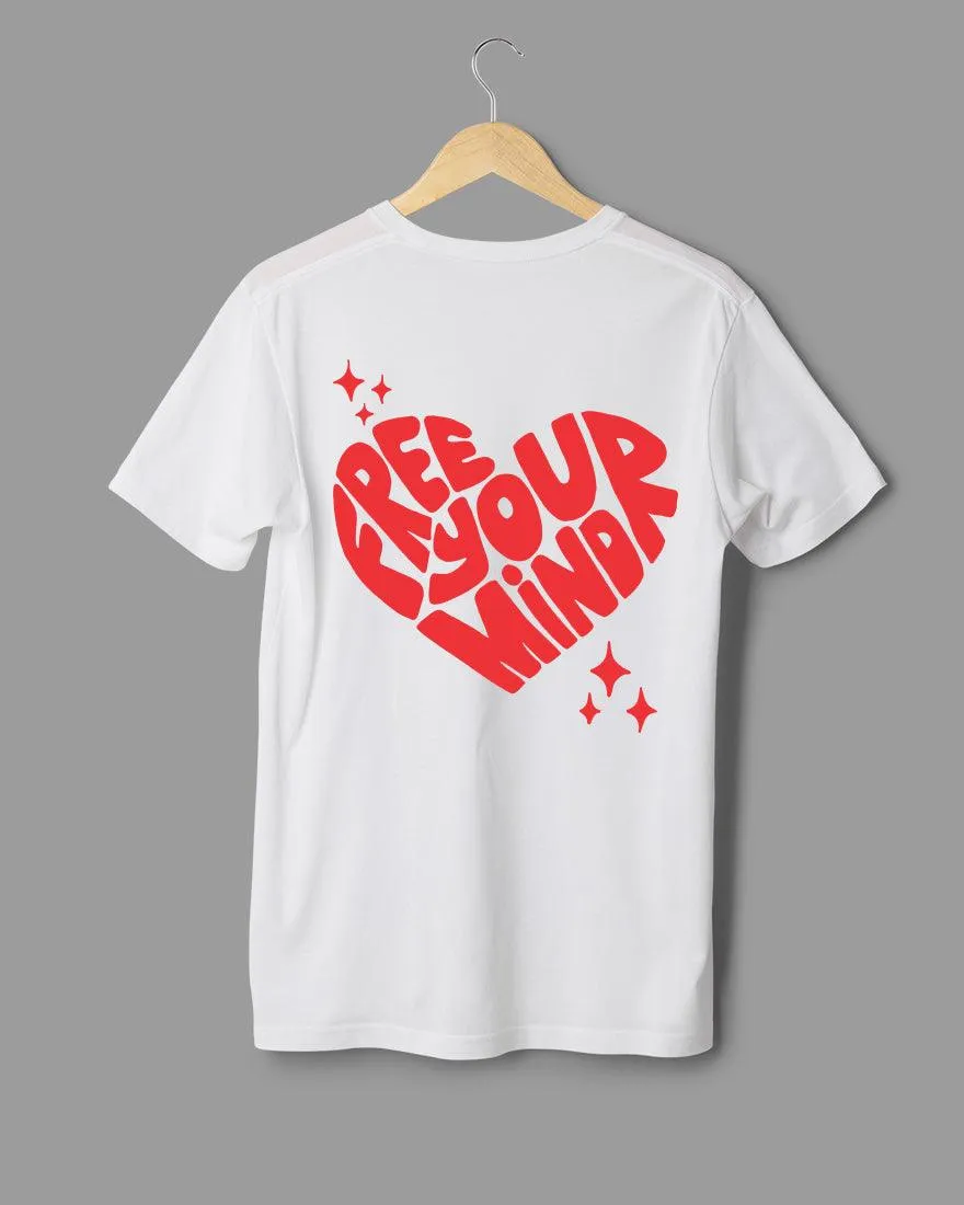 Mens Regular Tshirt Funky Mind Free Your Mind