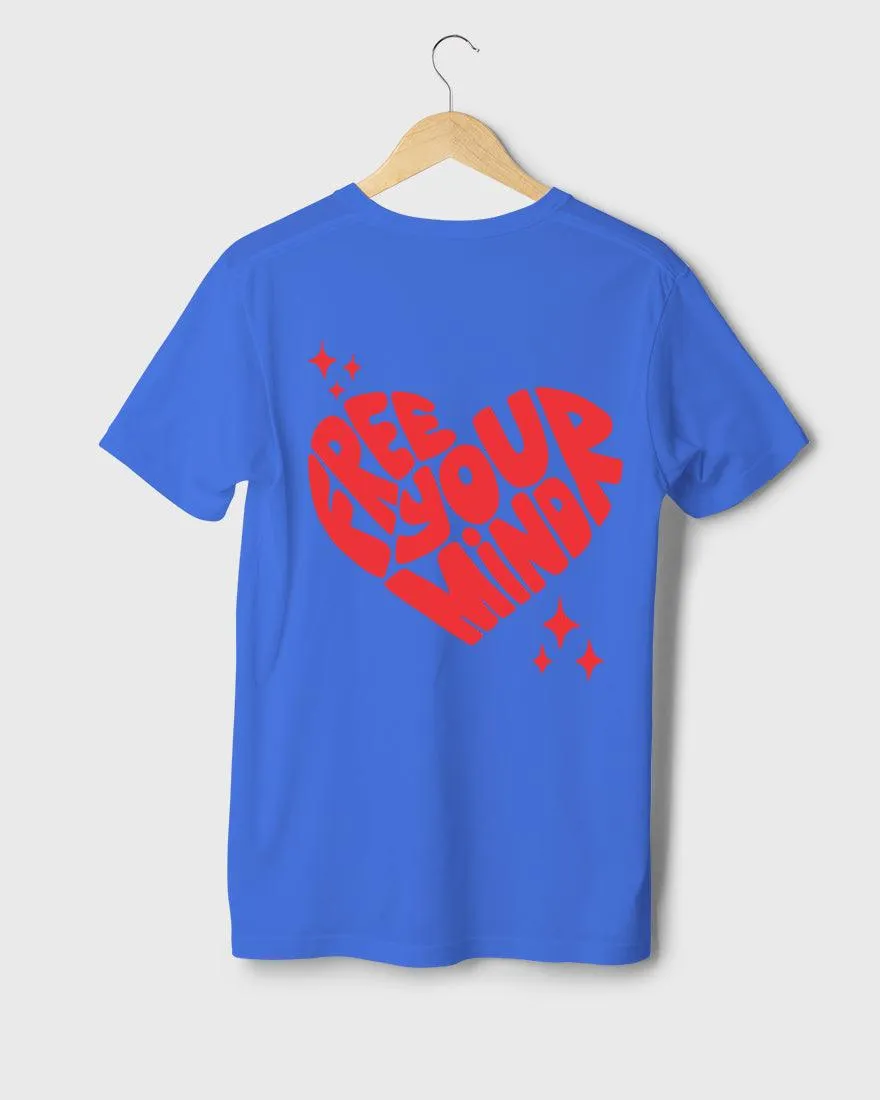 Mens Regular Tshirt Funky Mind Free Your Mind