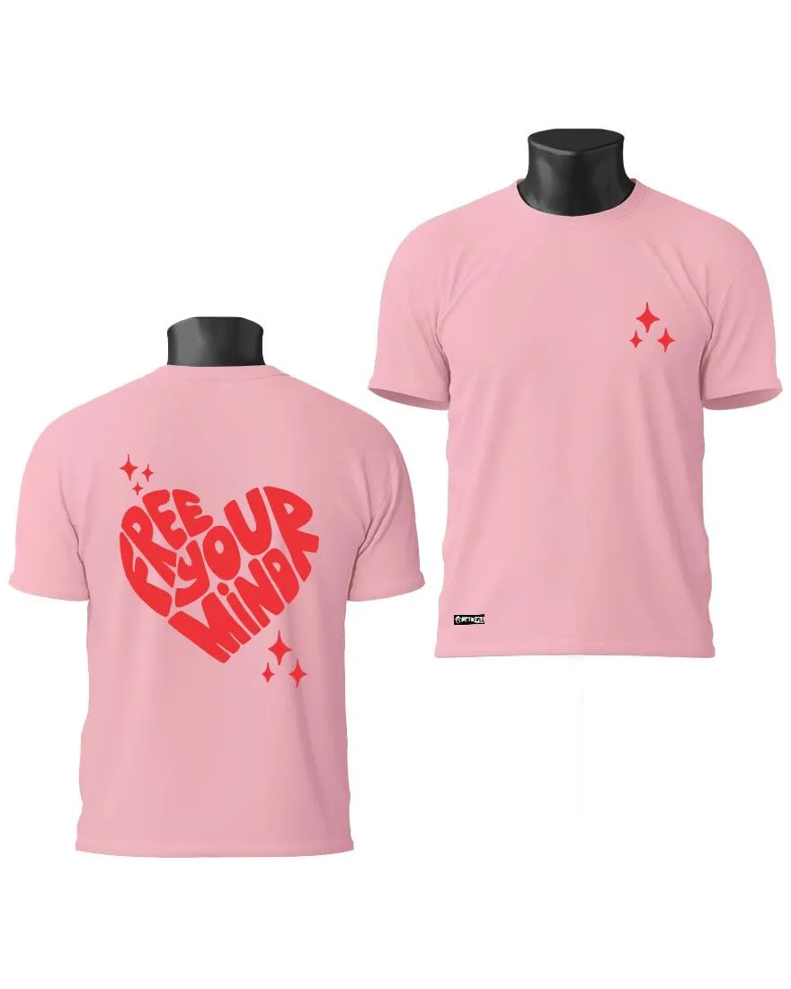 Mens Regular Tshirt Funky Mind Free Your Mind