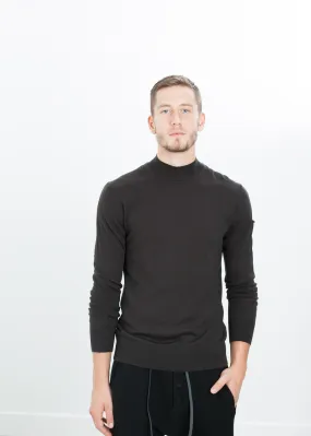 Merino Knit Turtleneck in Cavern - Less Choice