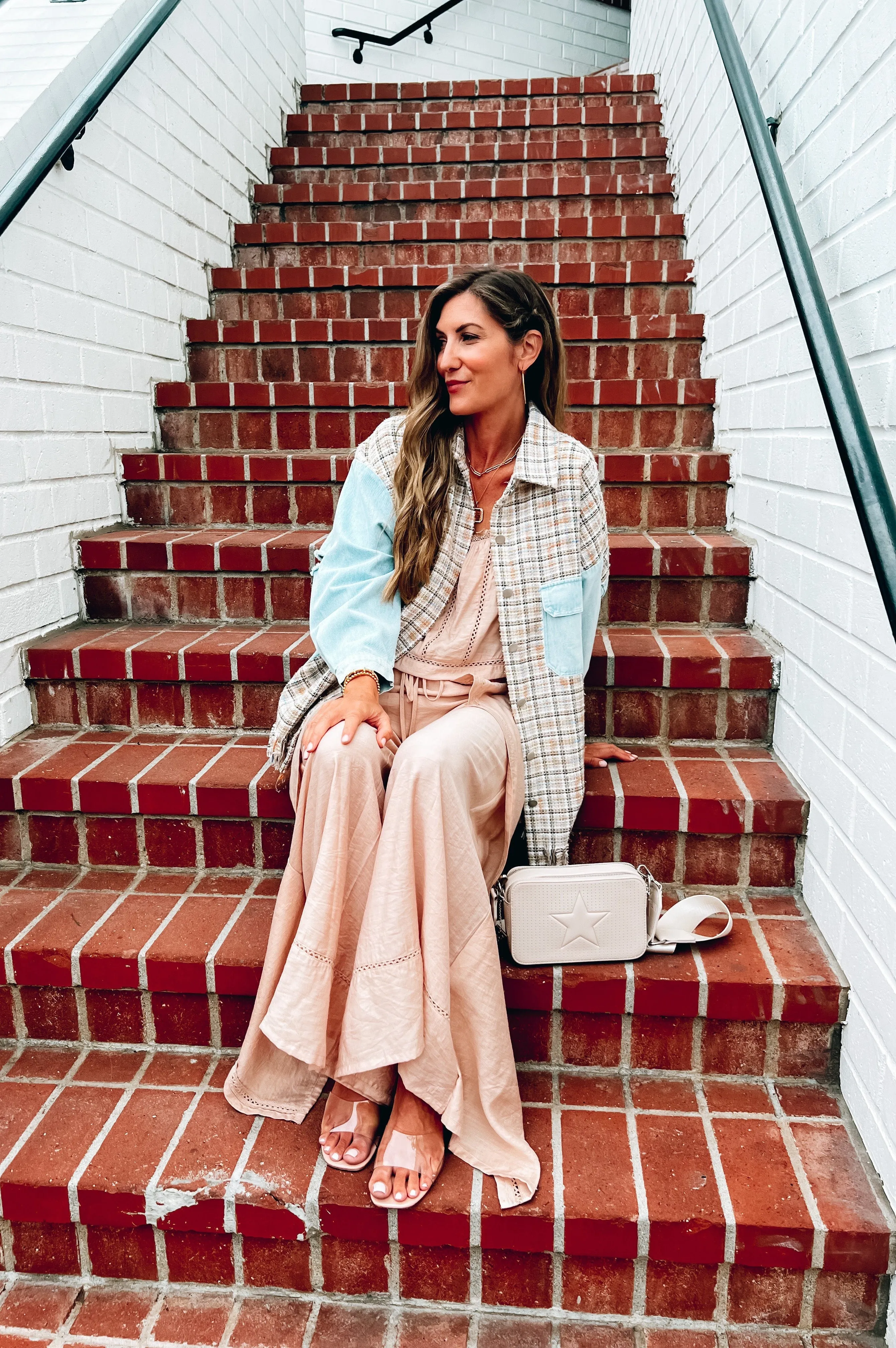 Mykonos Crochet Linen Pants Taupe