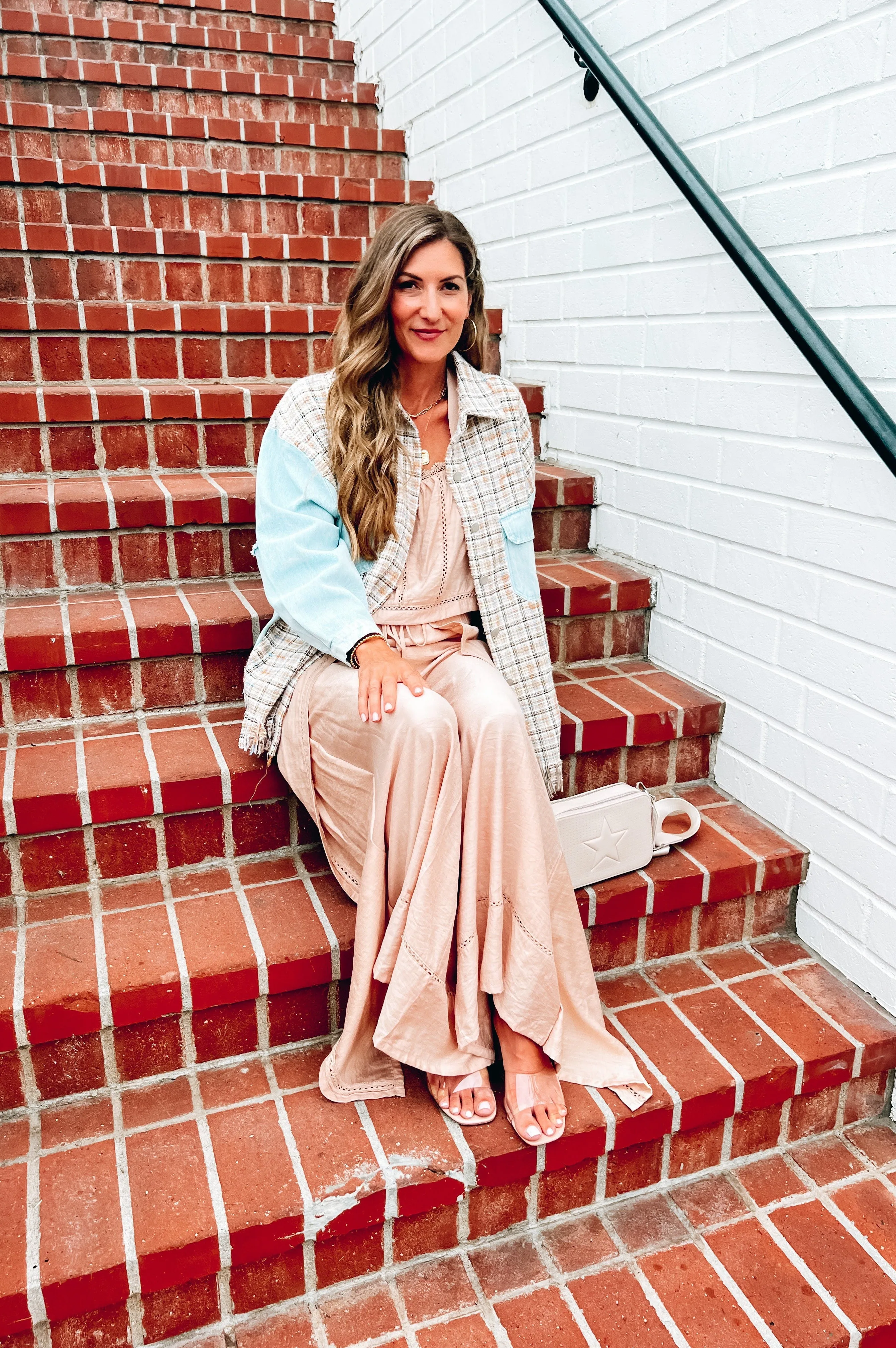 Mykonos Crochet Linen Pants Taupe