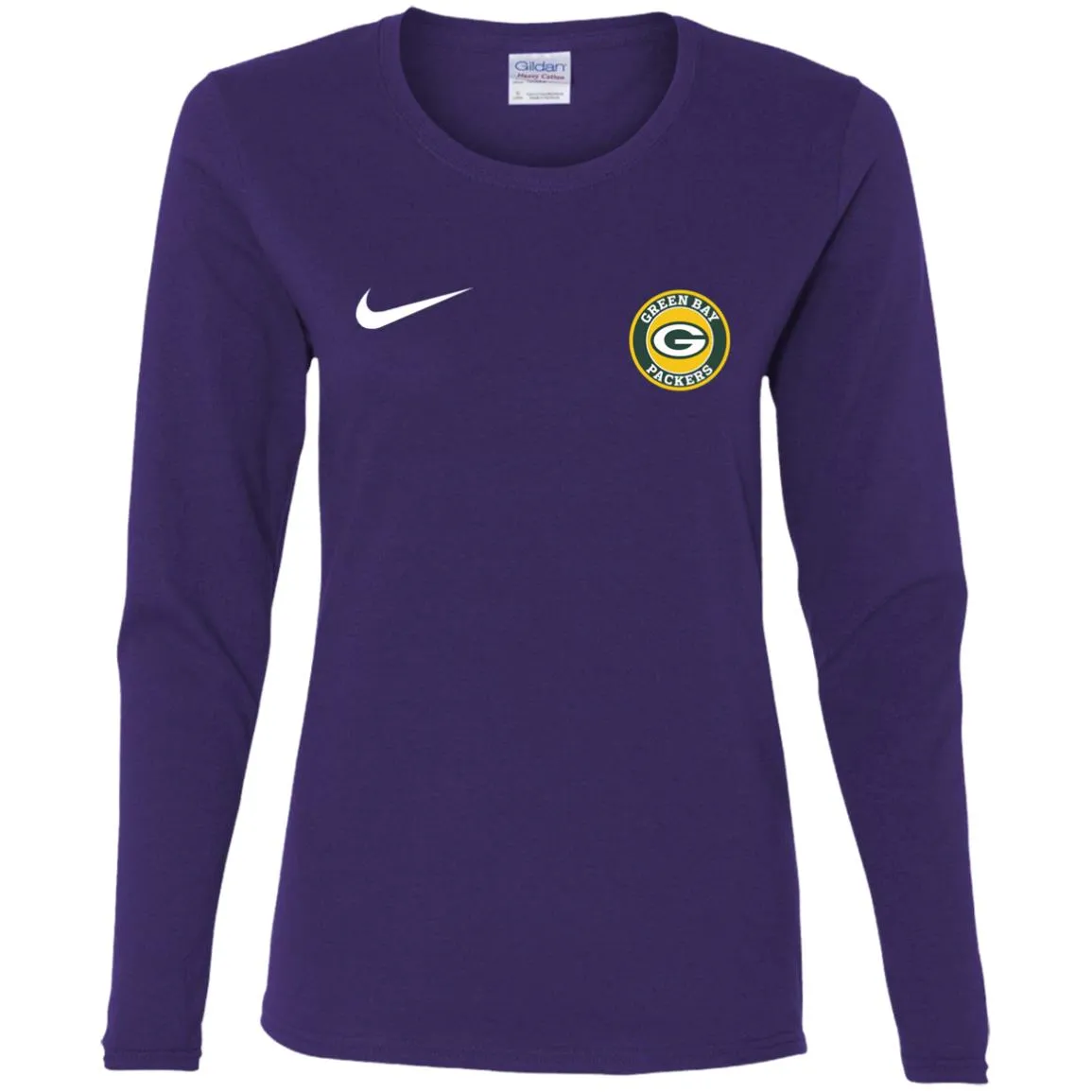 Nike Green Bay Packers Nfl Football Women Long Sleeve Shirt