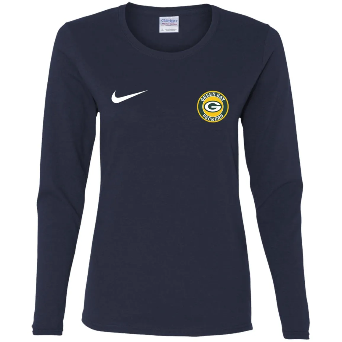 Nike Green Bay Packers Nfl Football Women Long Sleeve Shirt