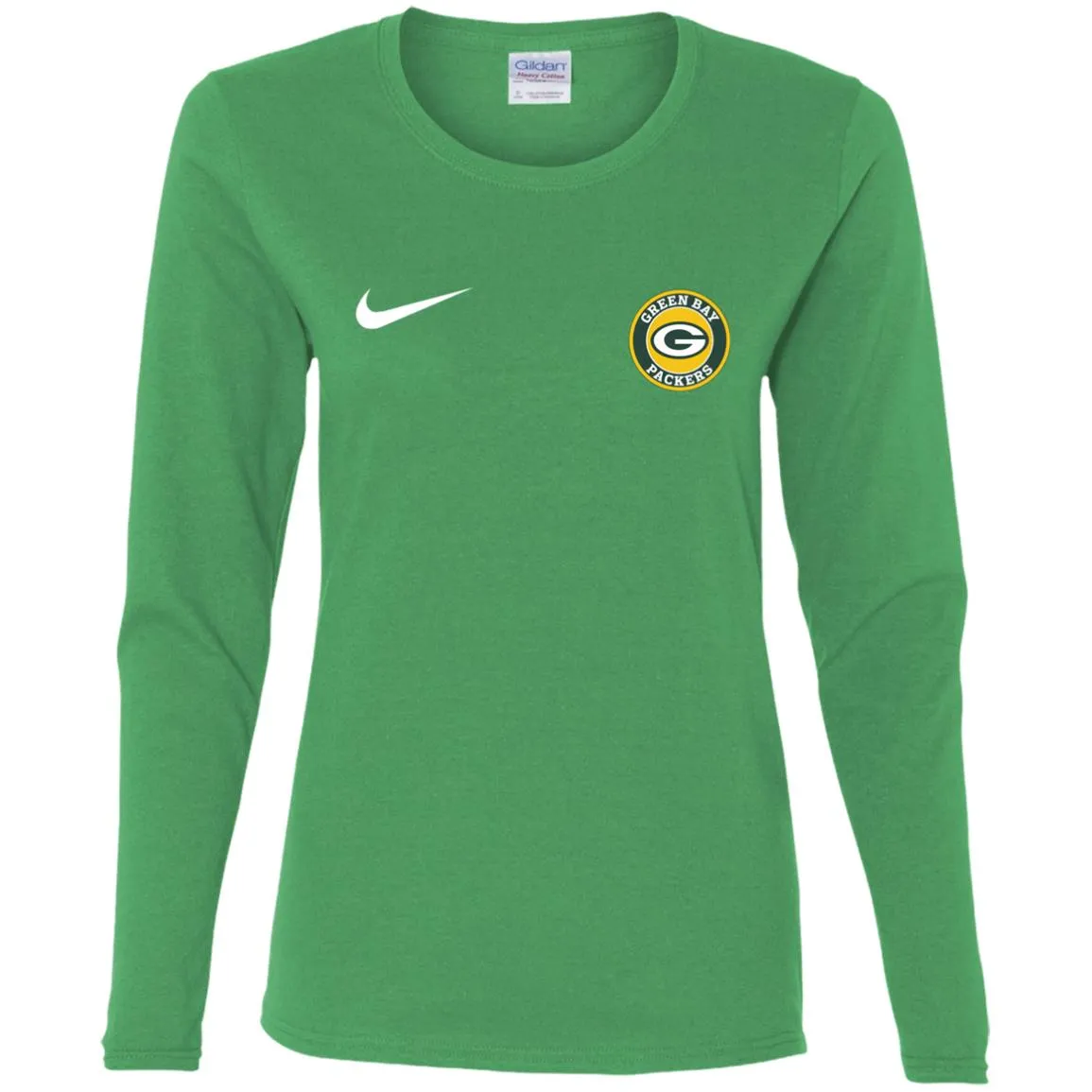 Nike Green Bay Packers Nfl Football Women Long Sleeve Shirt