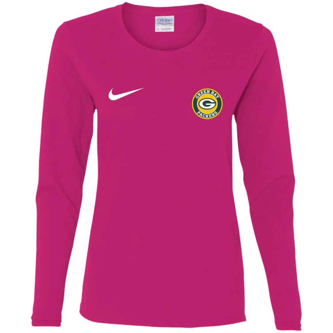 Nike Green Bay Packers Nfl Football Women Long Sleeve Shirt
