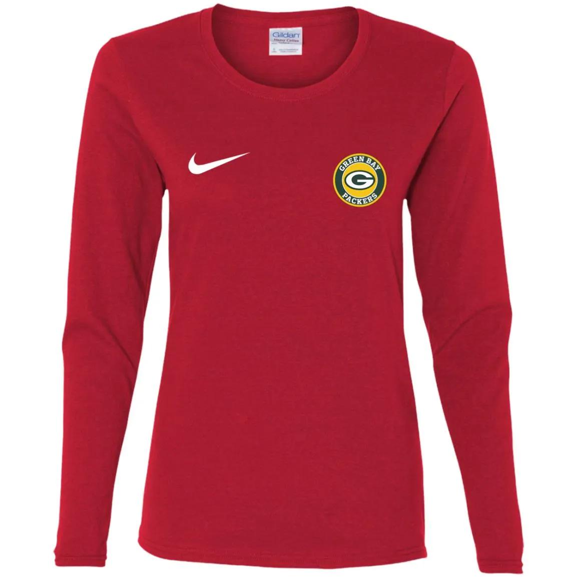 Nike Green Bay Packers Nfl Football Women Long Sleeve Shirt