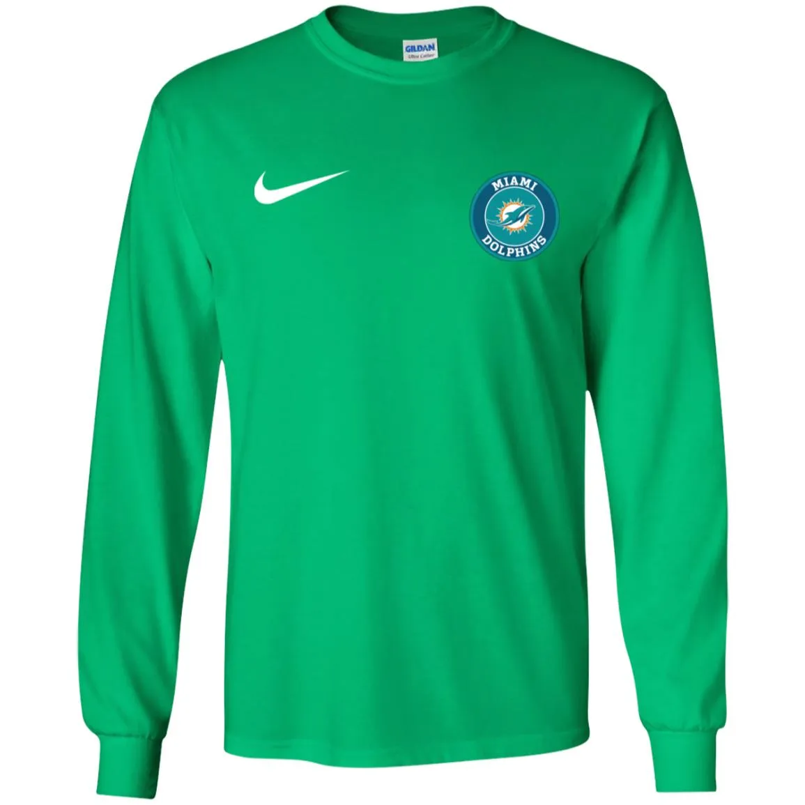Nike Miami Dolphins Nfl Football Men Long SLeeve Shirt