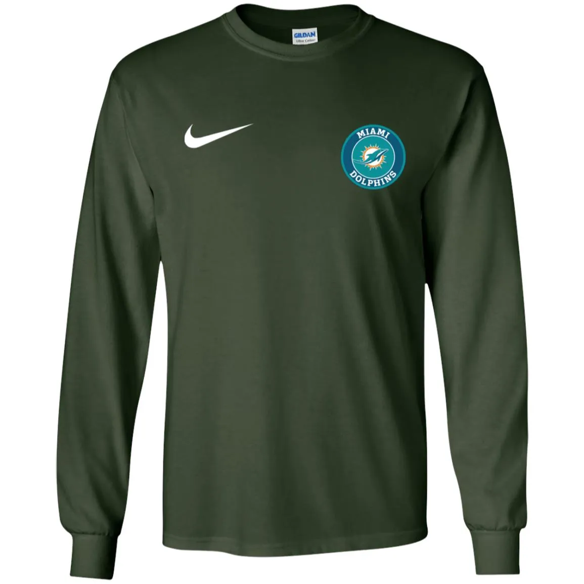 Nike Miami Dolphins Nfl Football Men Long SLeeve Shirt