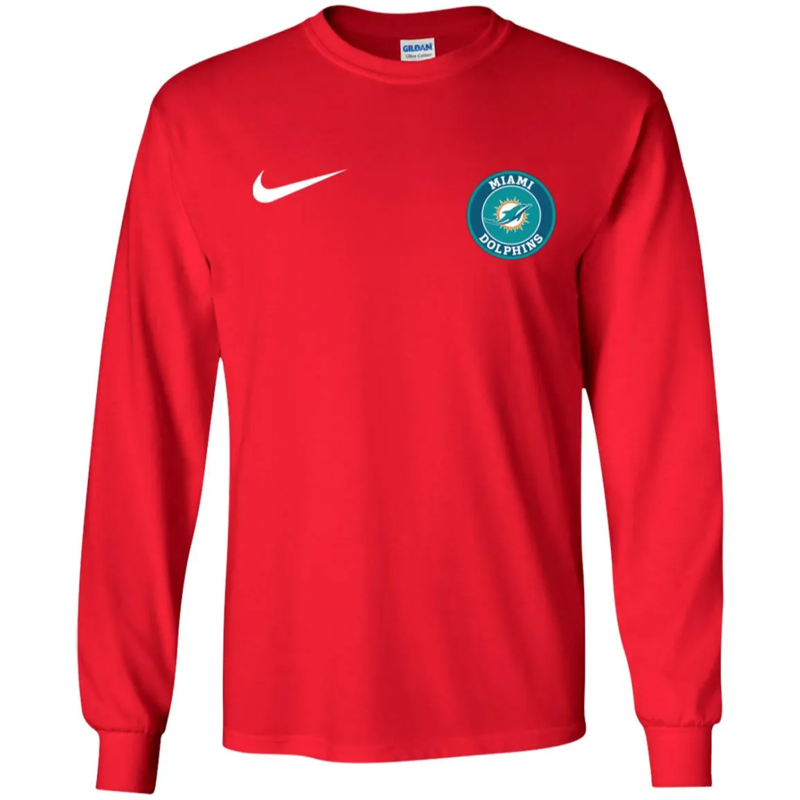Nike Miami Dolphins Nfl Football Men Long SLeeve Shirt