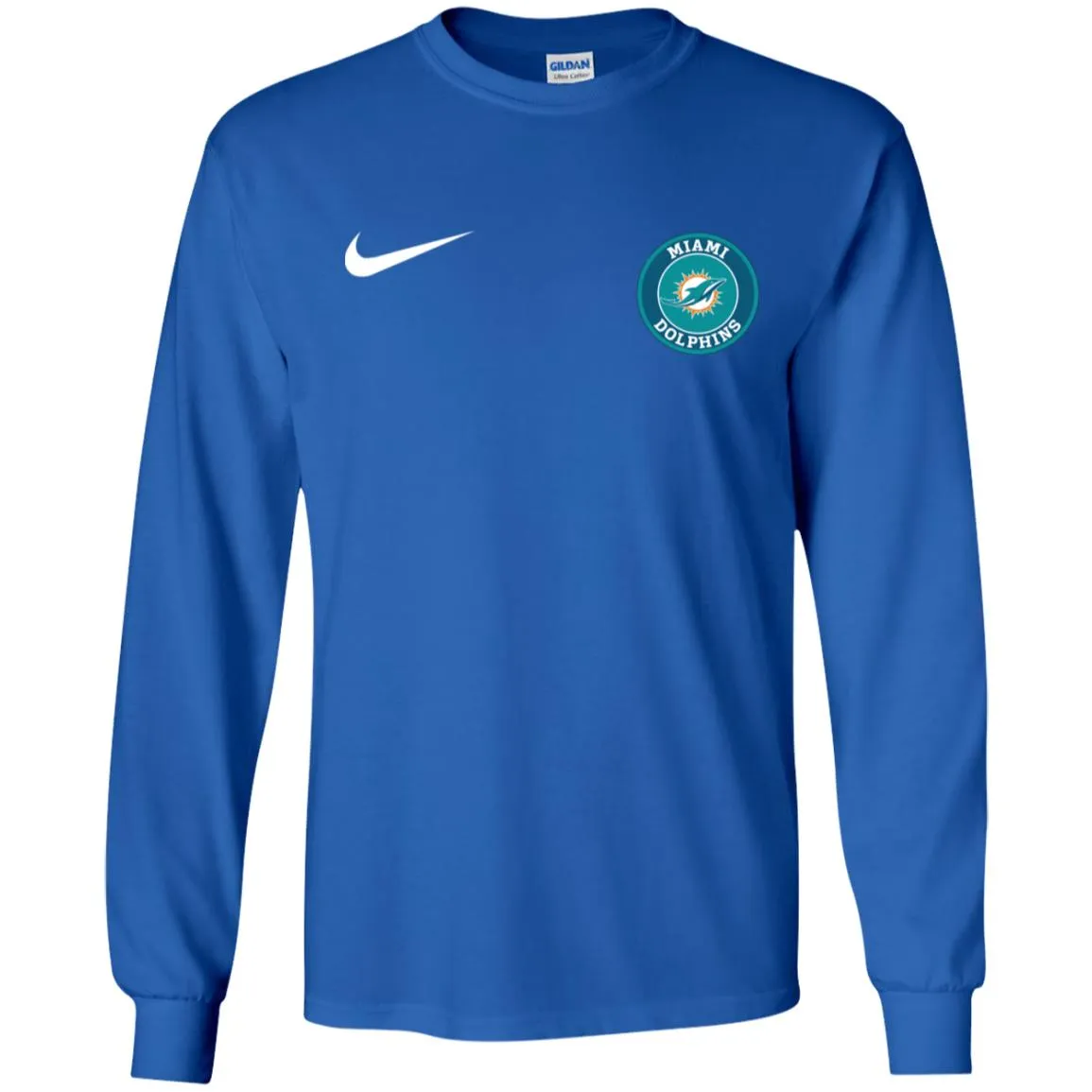 Nike Miami Dolphins Nfl Football Men Long SLeeve Shirt