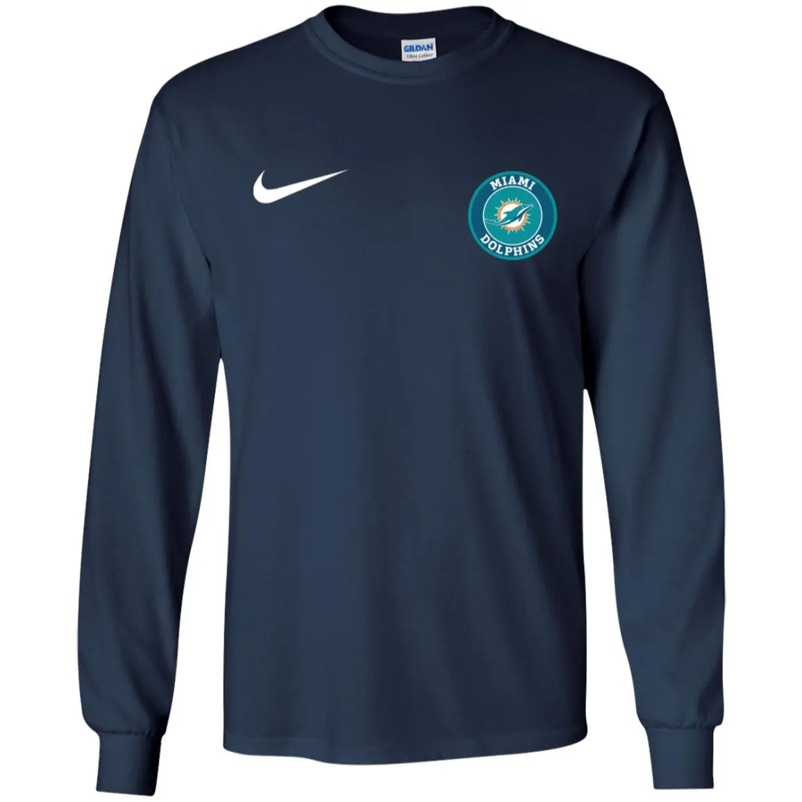 Nike Miami Dolphins Nfl Football Men Long SLeeve Shirt
