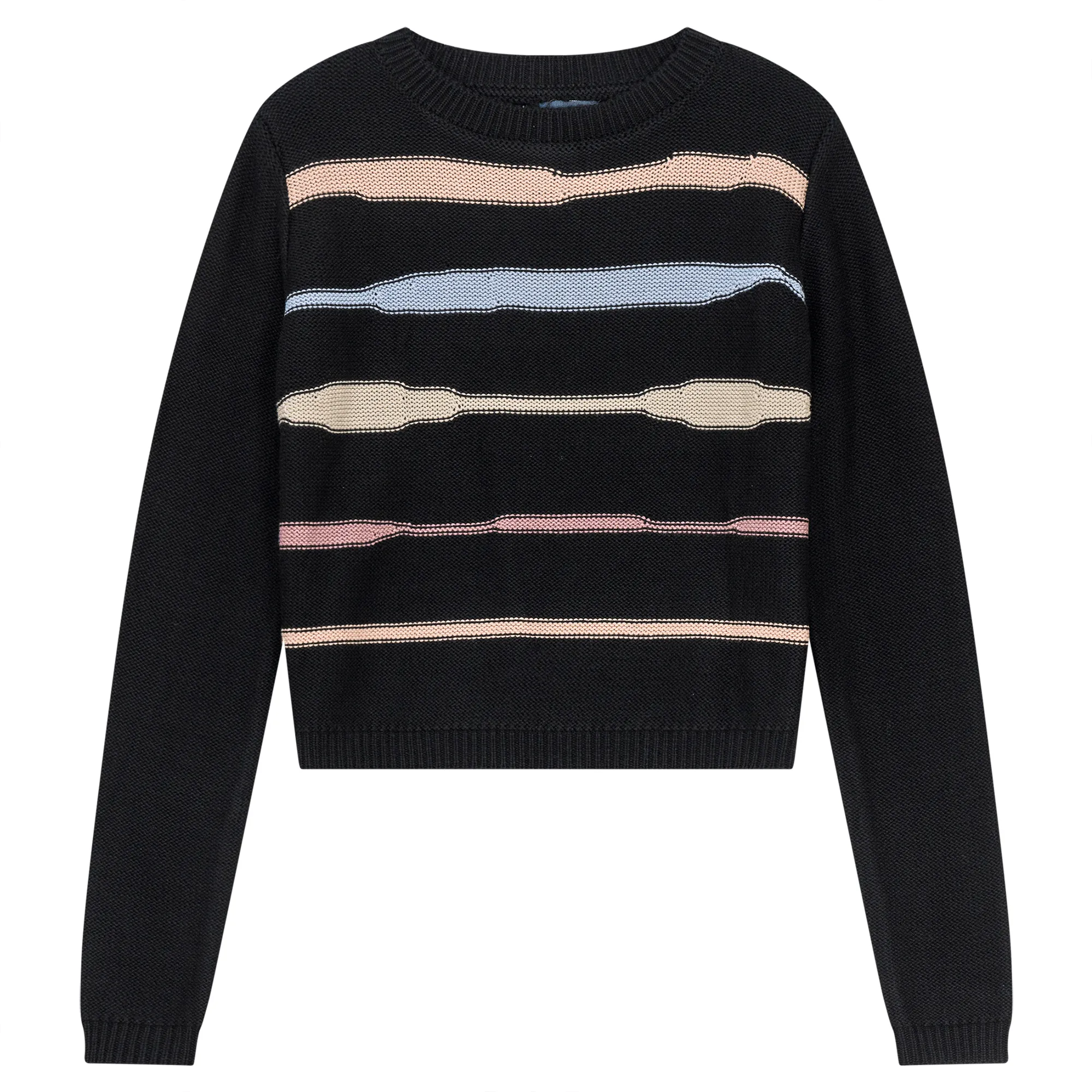 Noni Stripe Crop Sweater