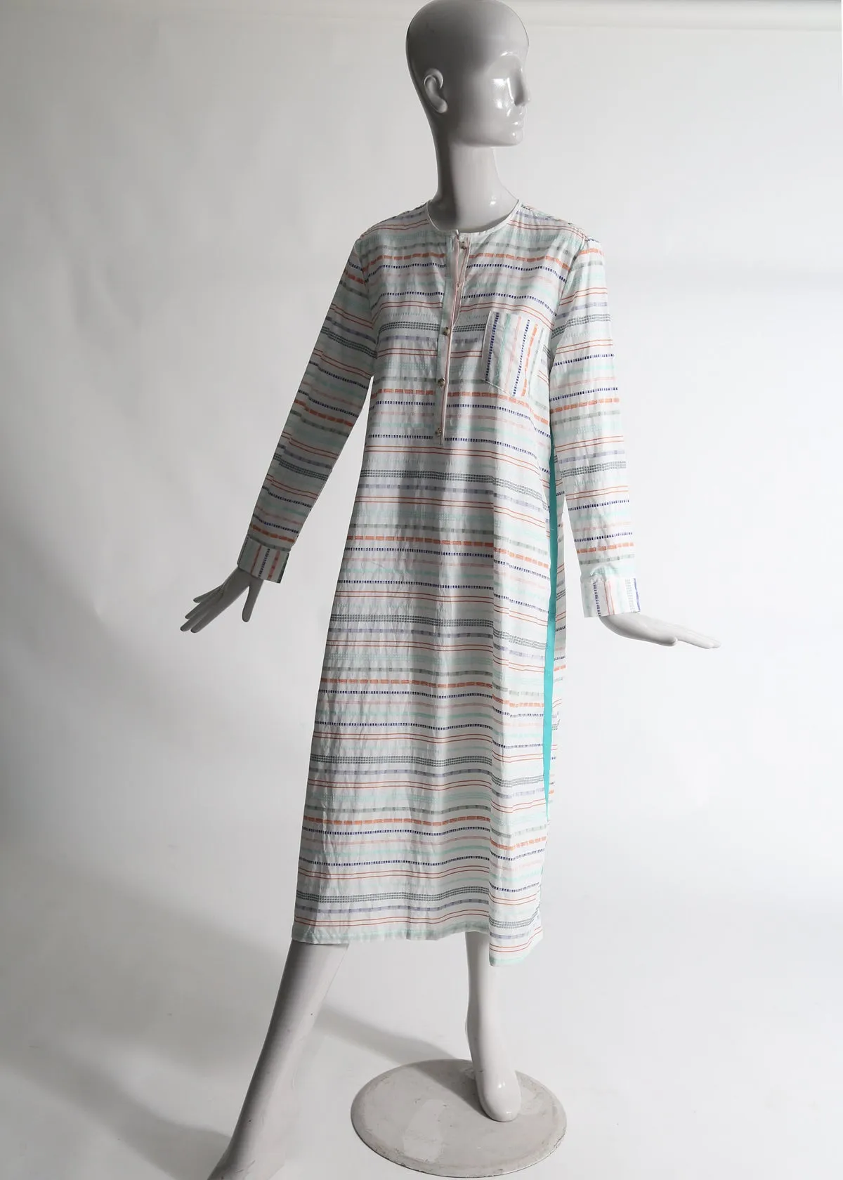 Nur Henley Shirt Dress