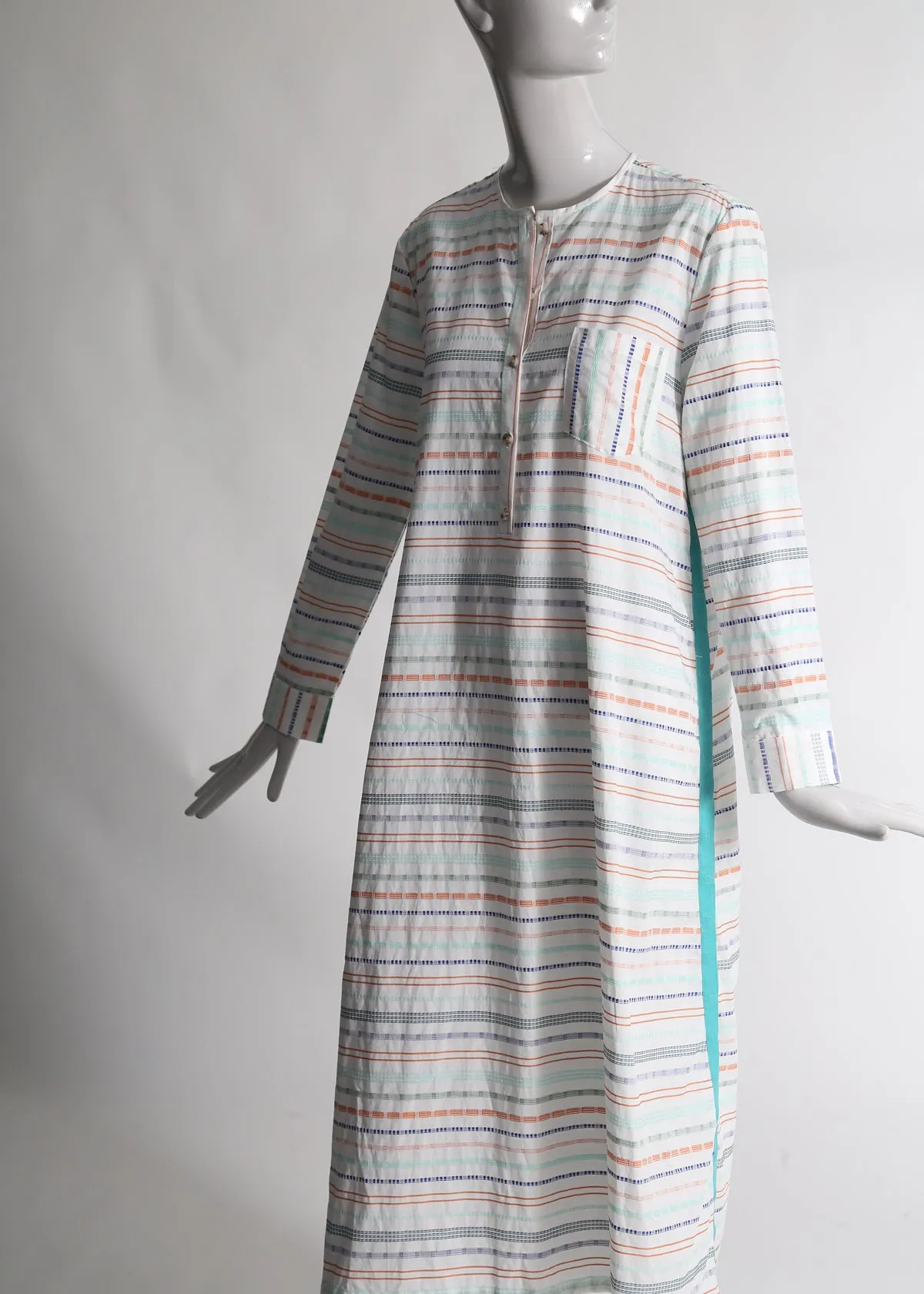 Nur Henley Shirt Dress