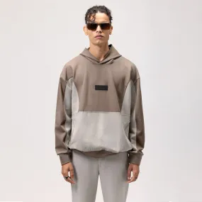 OBLIQUE COLOR BLOCK HOODIE