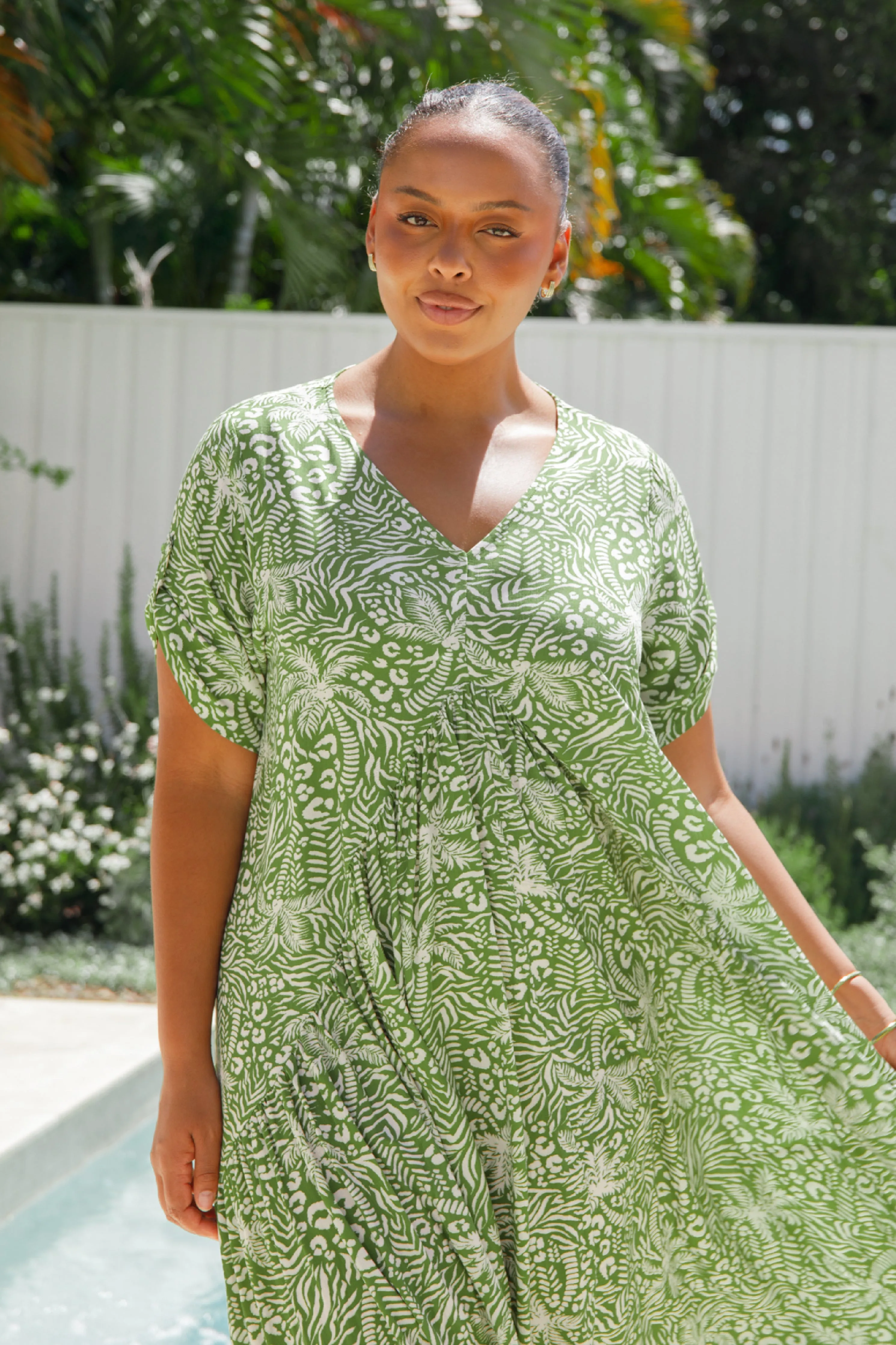 Peak Maxi Dress | Green Palm Cove