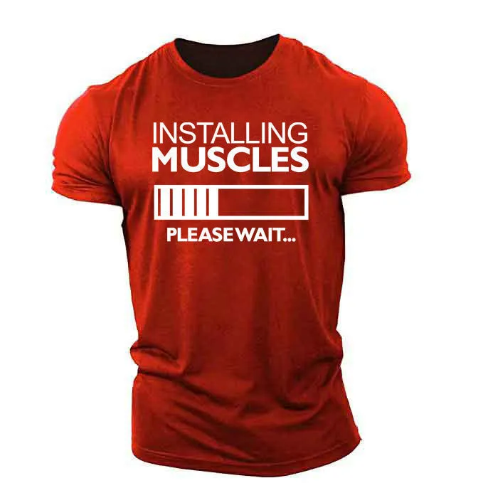 Popular Men's Fitness Short-sleeved T-shirt - GlamzLife