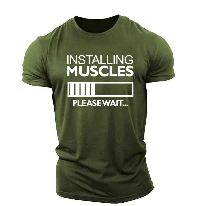 Popular Men's Fitness Short-sleeved T-shirt - GlamzLife