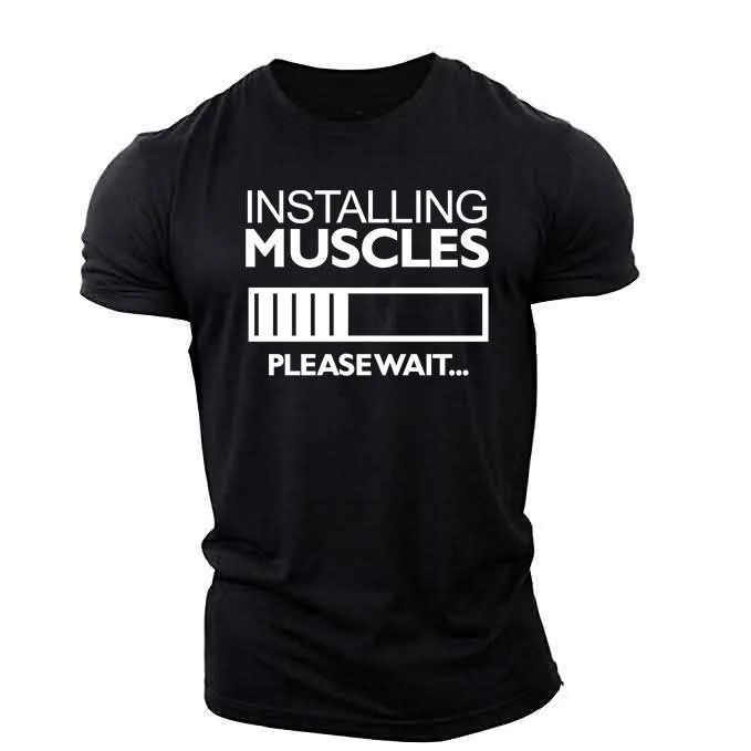 Popular Men's Fitness Short-sleeved T-shirt - GlamzLife