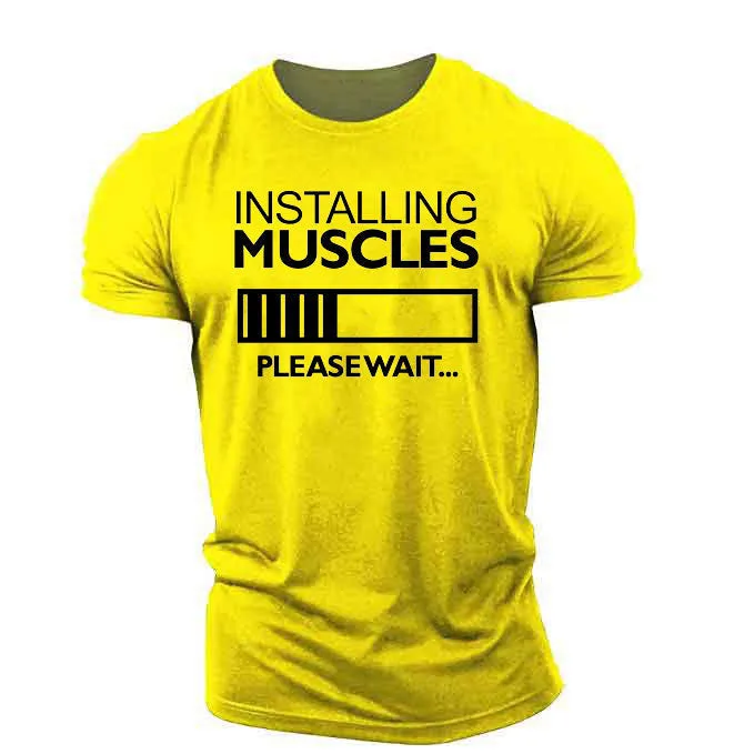 Popular Men's Fitness Short-sleeved T-shirt - GlamzLife