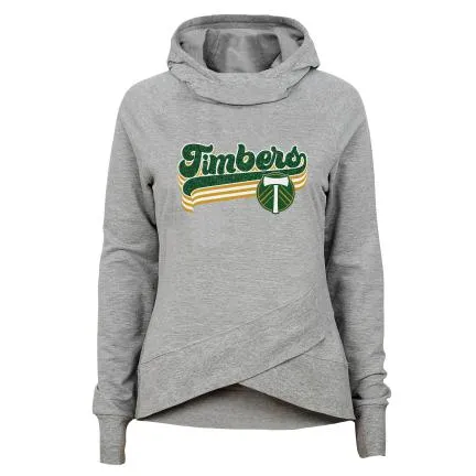 PORTLAND TIMBERS FC YOUTH GIRL'S LONG SLEEVE FUNNEL HOODIE 2.0