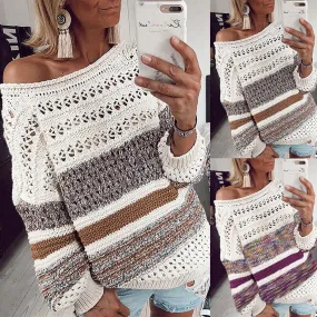 Printed Round Neck Sweater