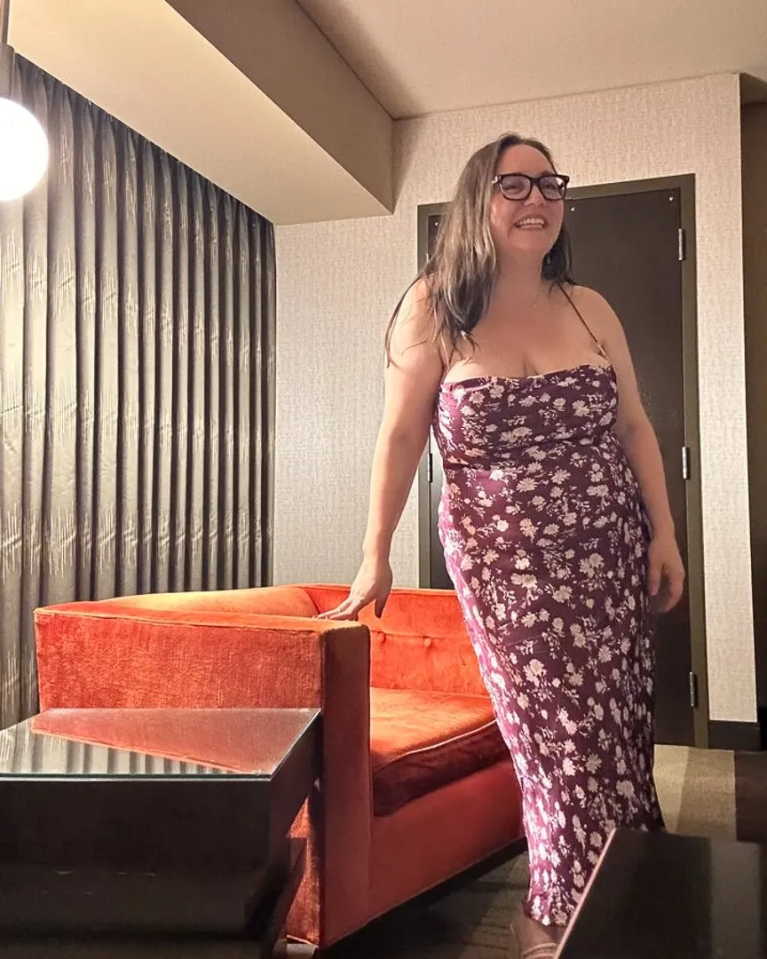 Purple Multi Floral Cowl Neck Satin Maxi Dress