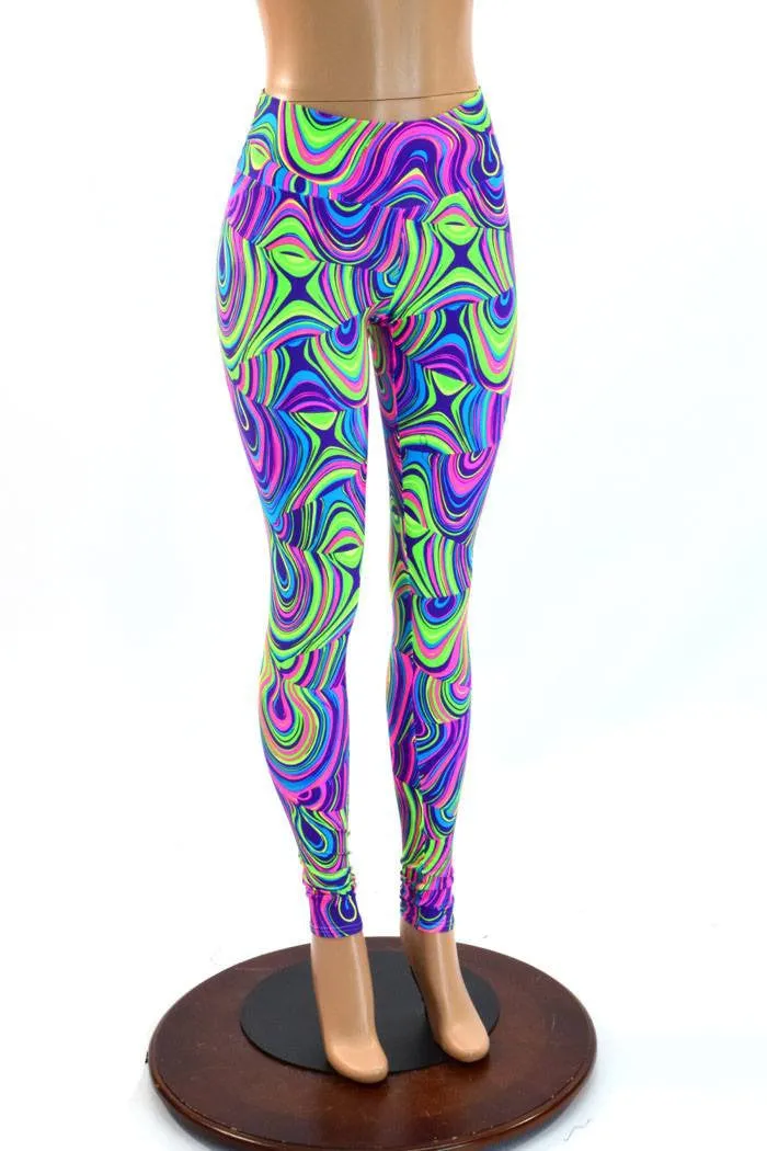 Ready to Ship Glow Worm High Waist Leggings Large