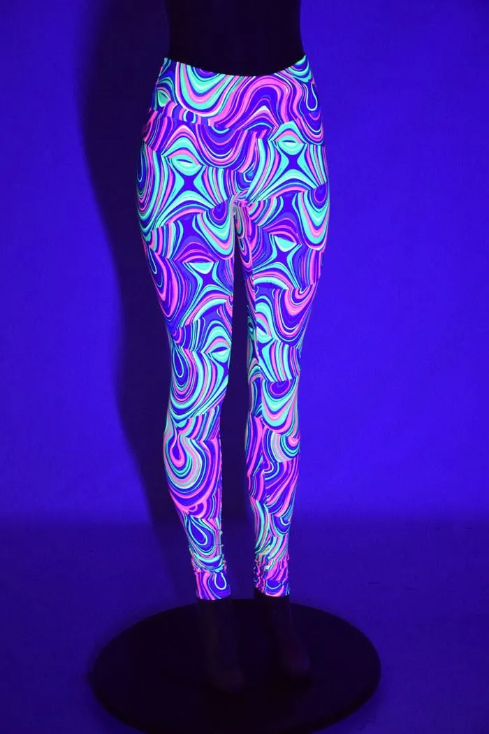 Ready to Ship Glow Worm High Waist Leggings Large