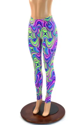 Ready to Ship Glow Worm High Waist Leggings Large