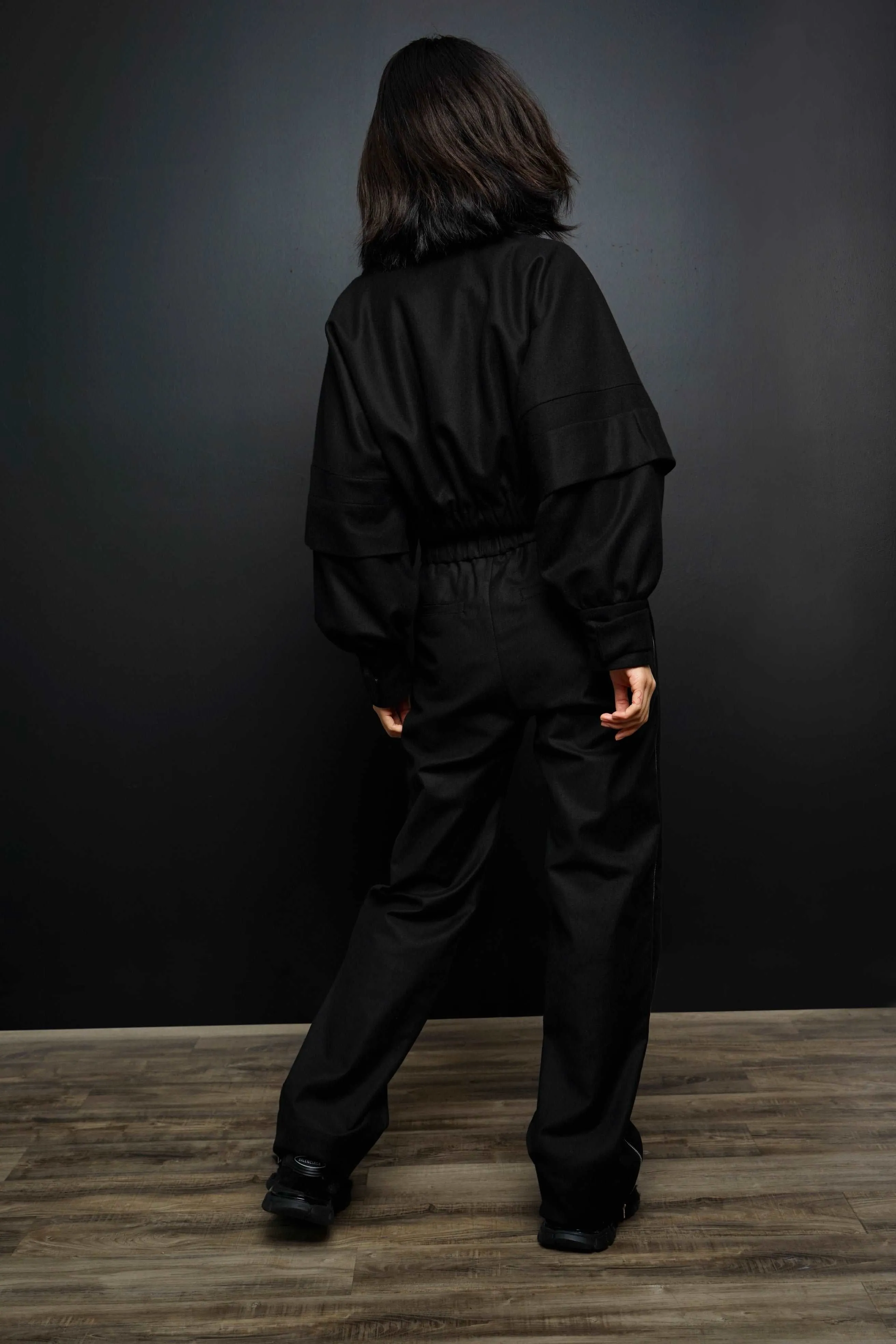 Ripley Cashmere Wool Cropped Jacket