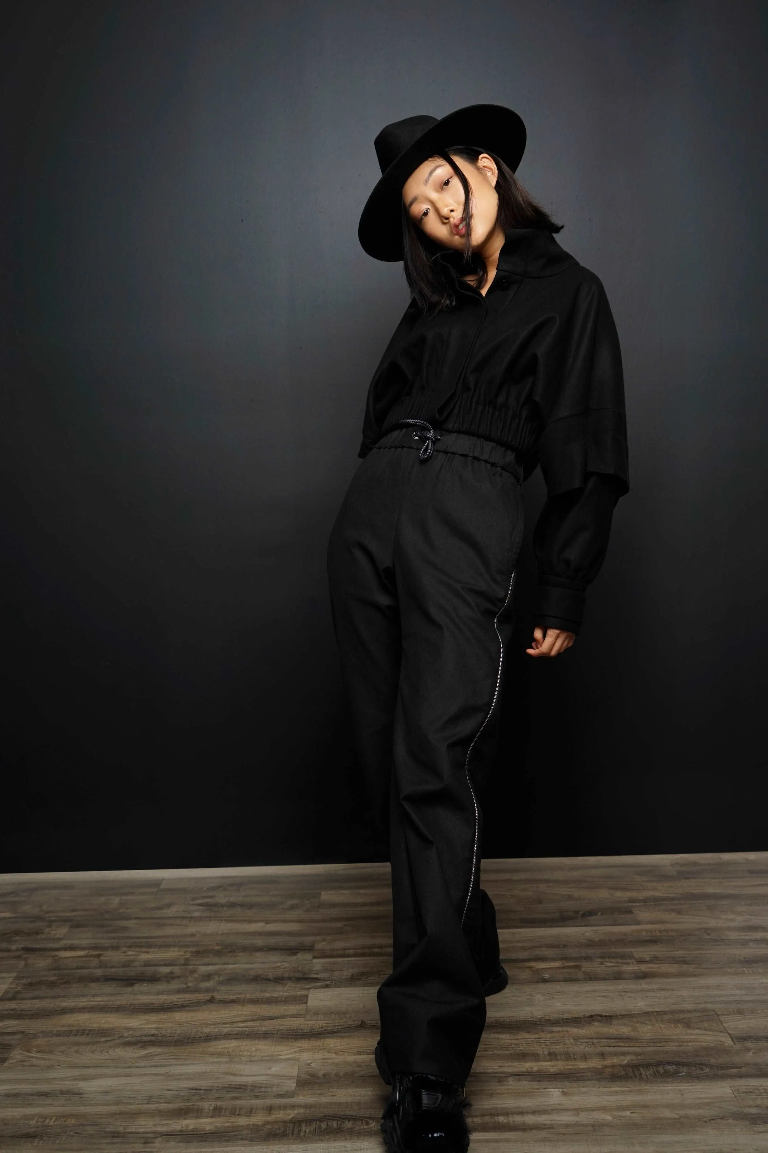 Ripley Cashmere Wool Cropped Jacket