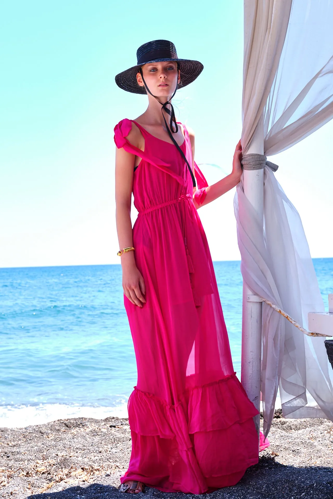 Ruffle Maxi Dress for Women