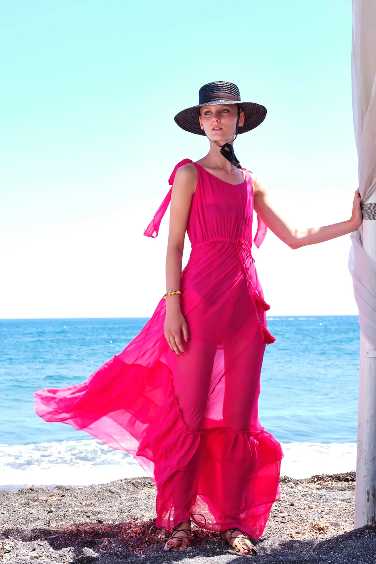Ruffle Maxi Dress for Women