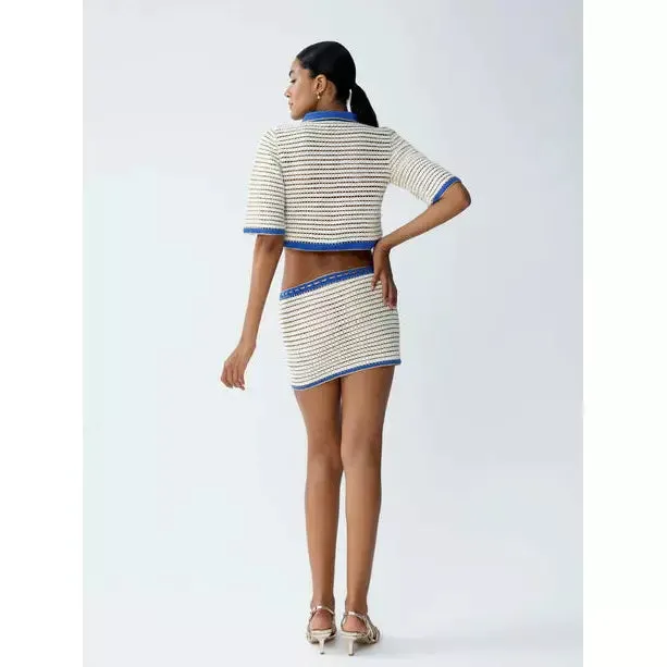 SABRINA KNIT CROP SWEATER