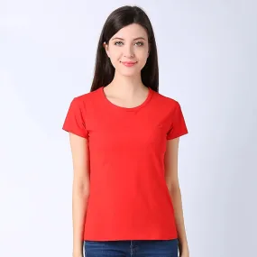Sidiou Group 100% Cotton Plain Round Neck T-Shirt Cotton Printing T- Shirt