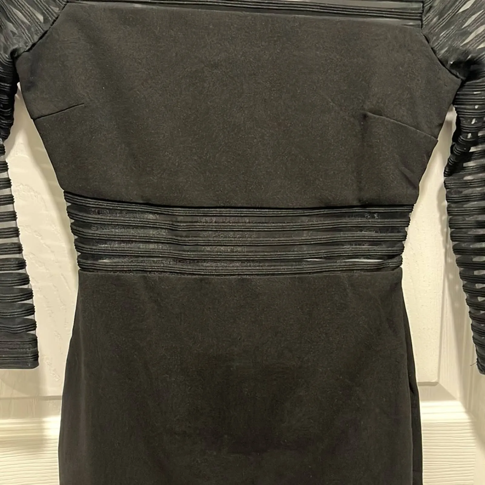 Size XXS Lulus Perfect Mesh Black Bodycon Dress