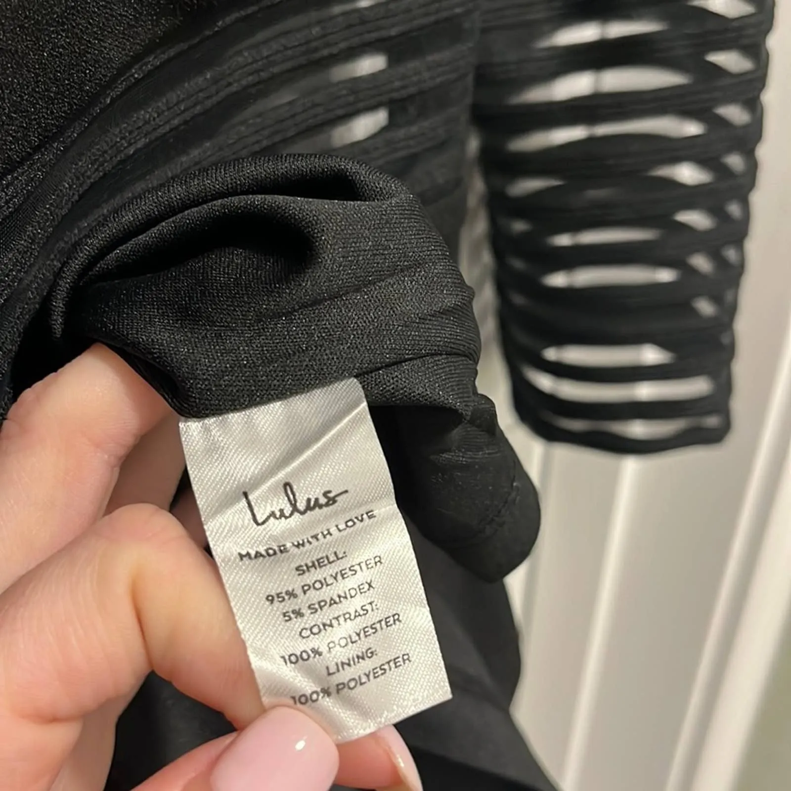 Size XXS Lulus Perfect Mesh Black Bodycon Dress