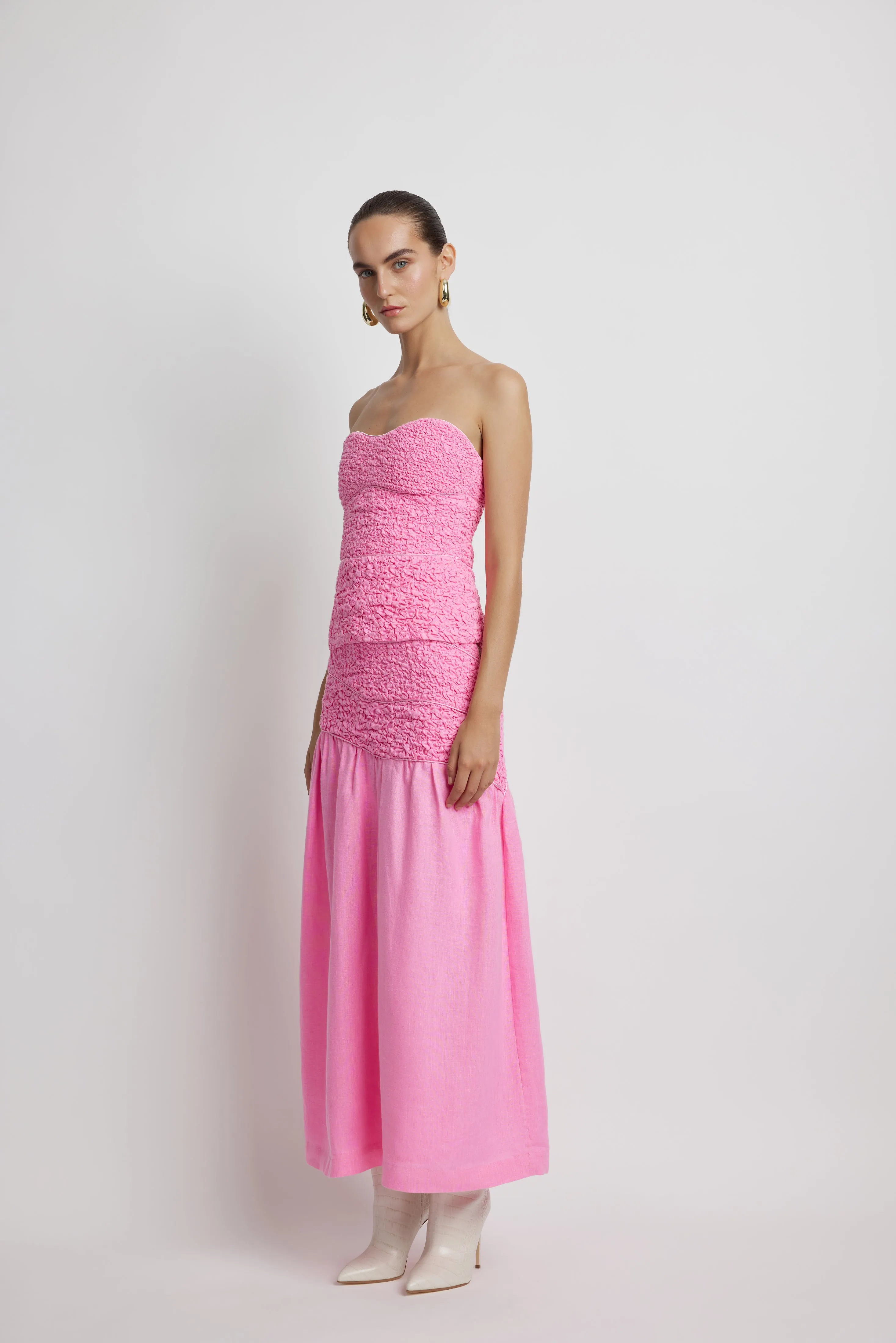 Smocked Bodice - Pink