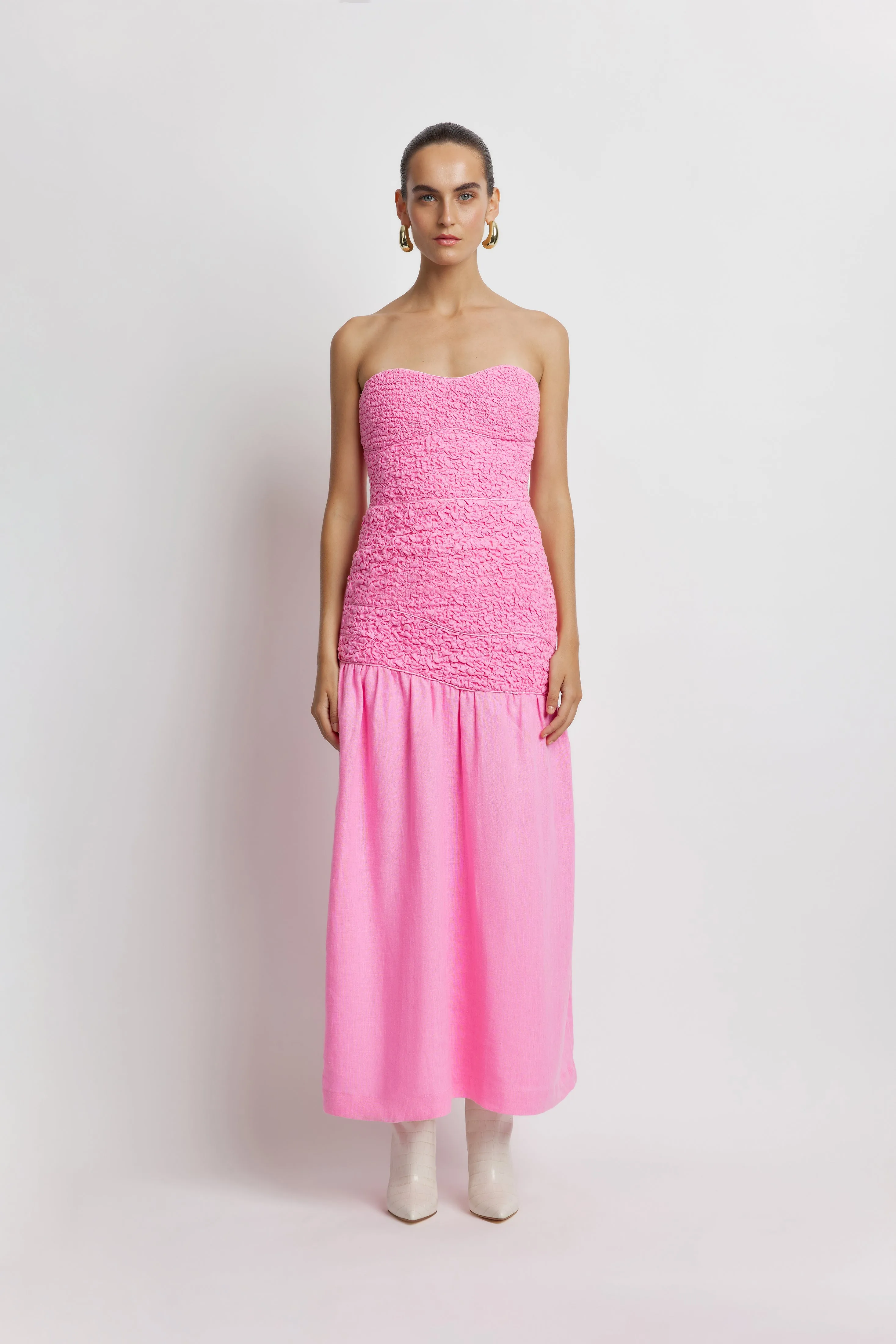 Smocked Bodice - Pink