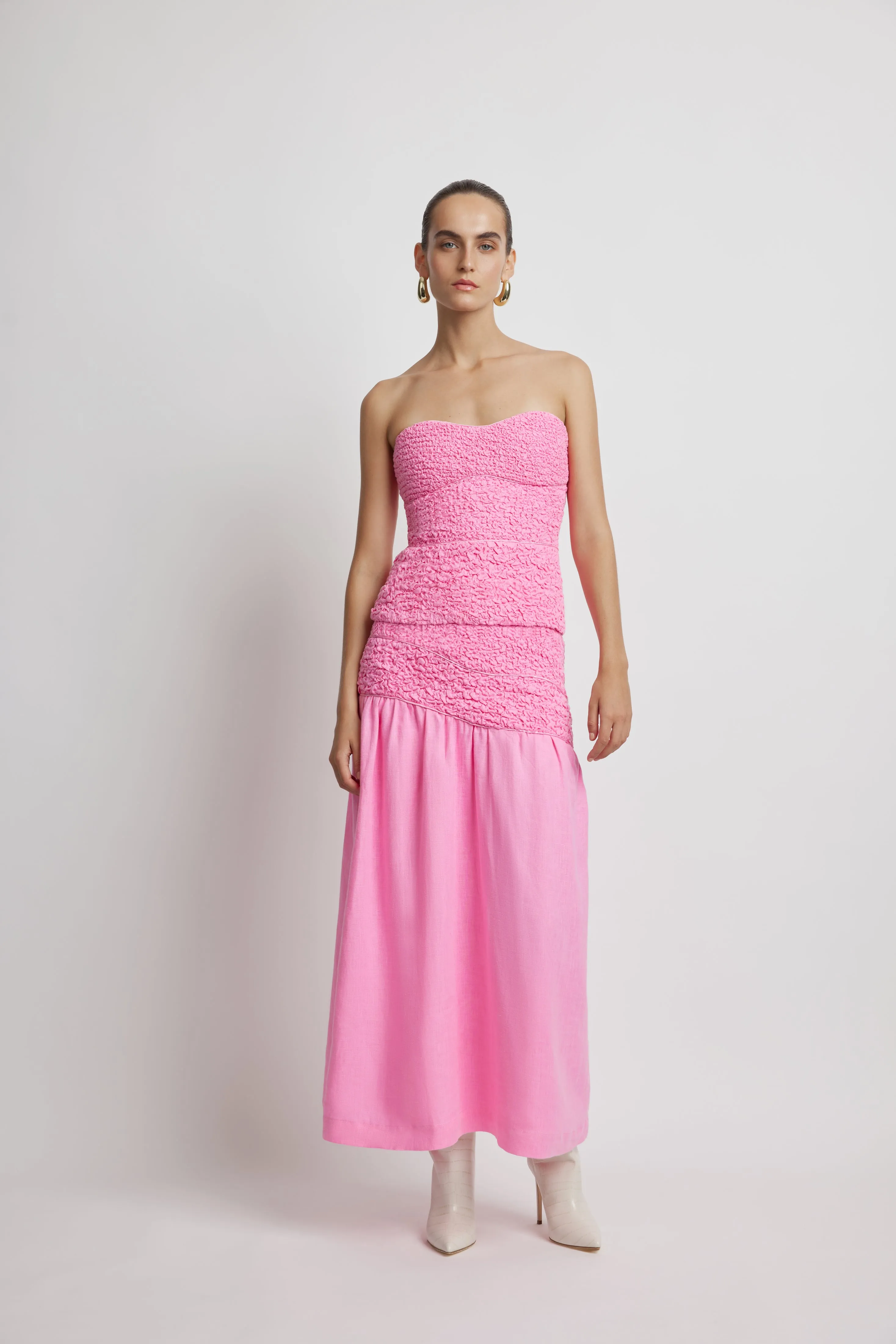 Smocked Bodice - Pink