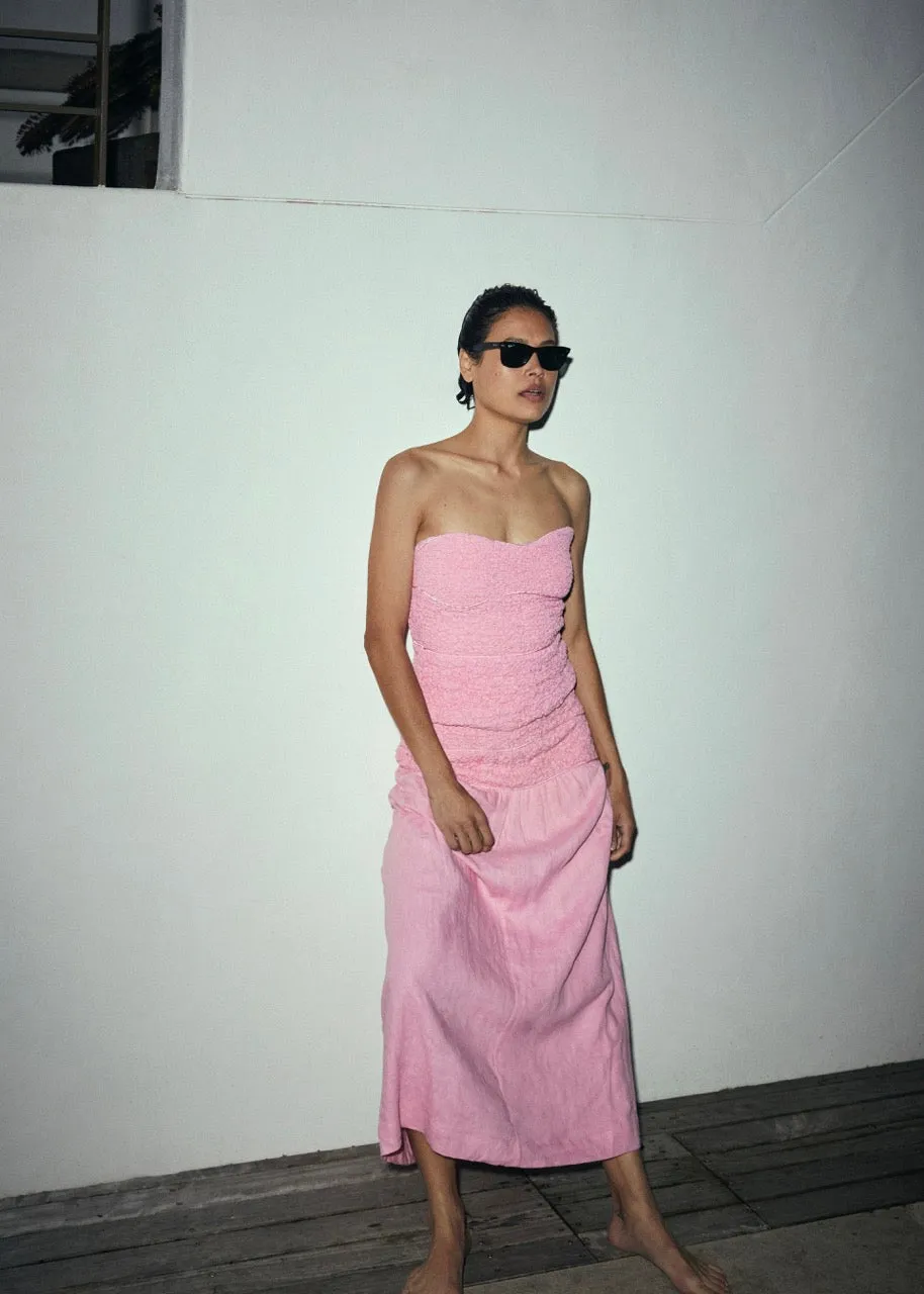 Smocked Bodice - Pink
