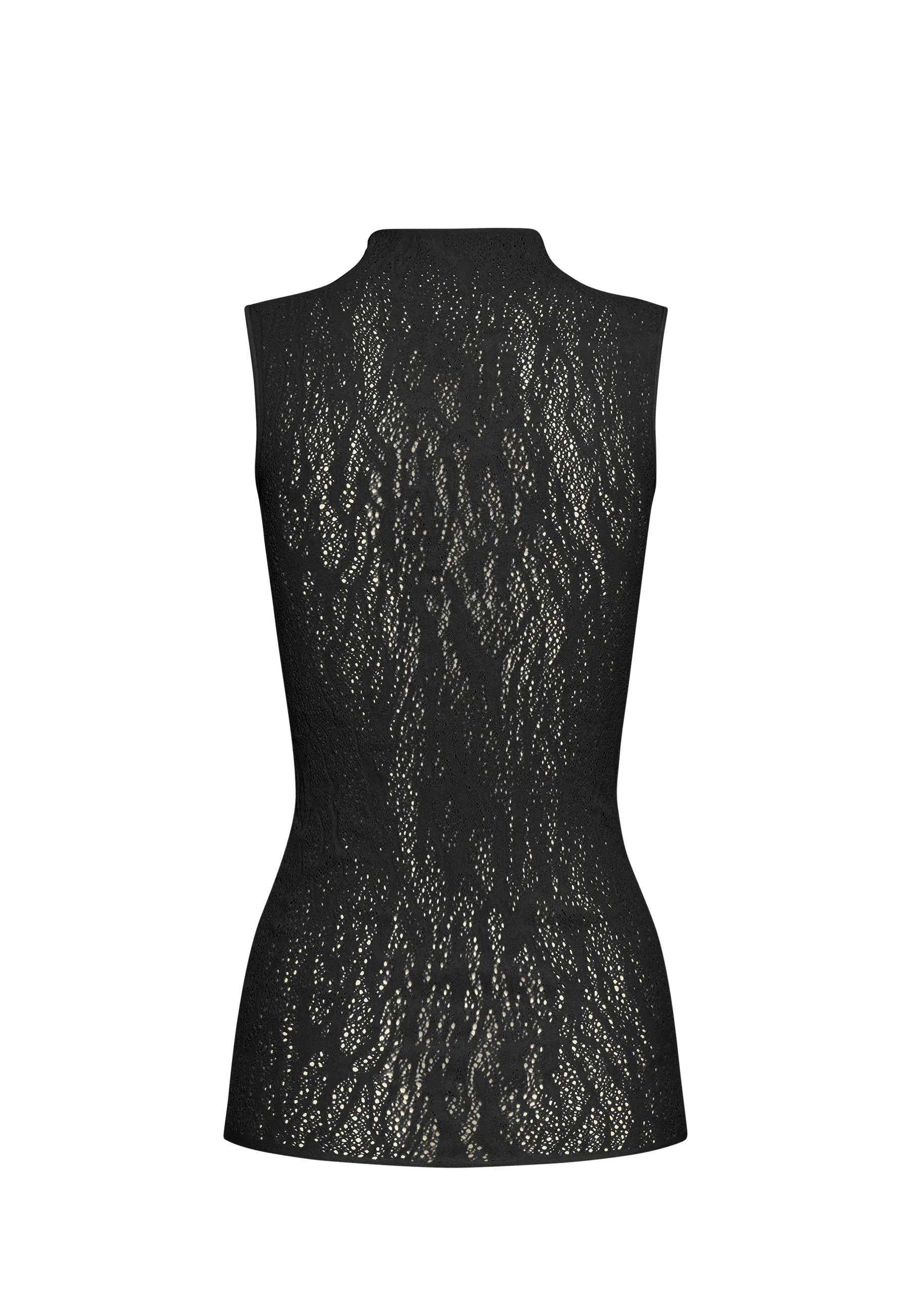 Snake Lace Top Sleeveless