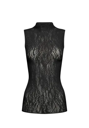 Snake Lace Top Sleeveless