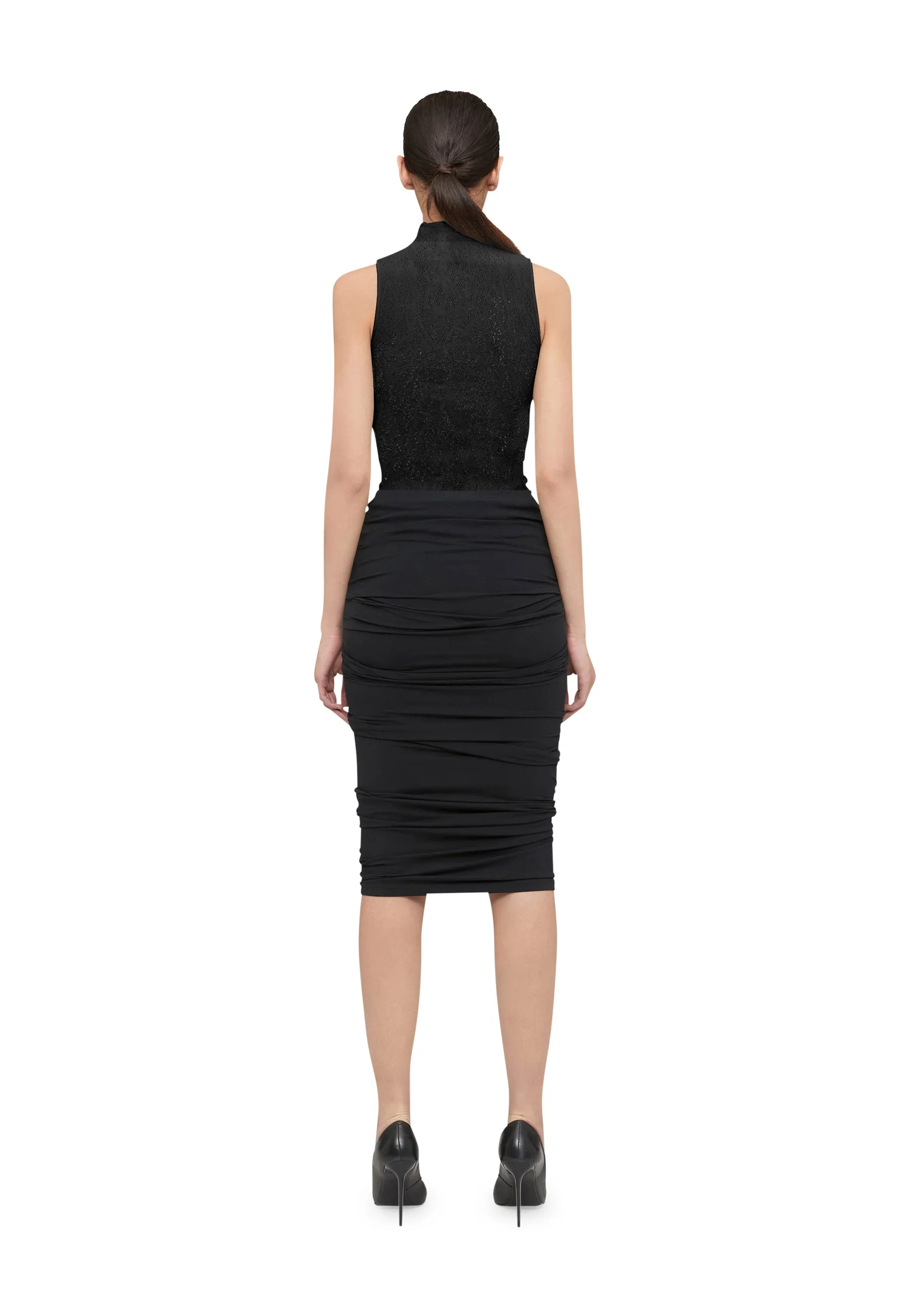 Snake Lace Top Sleeveless