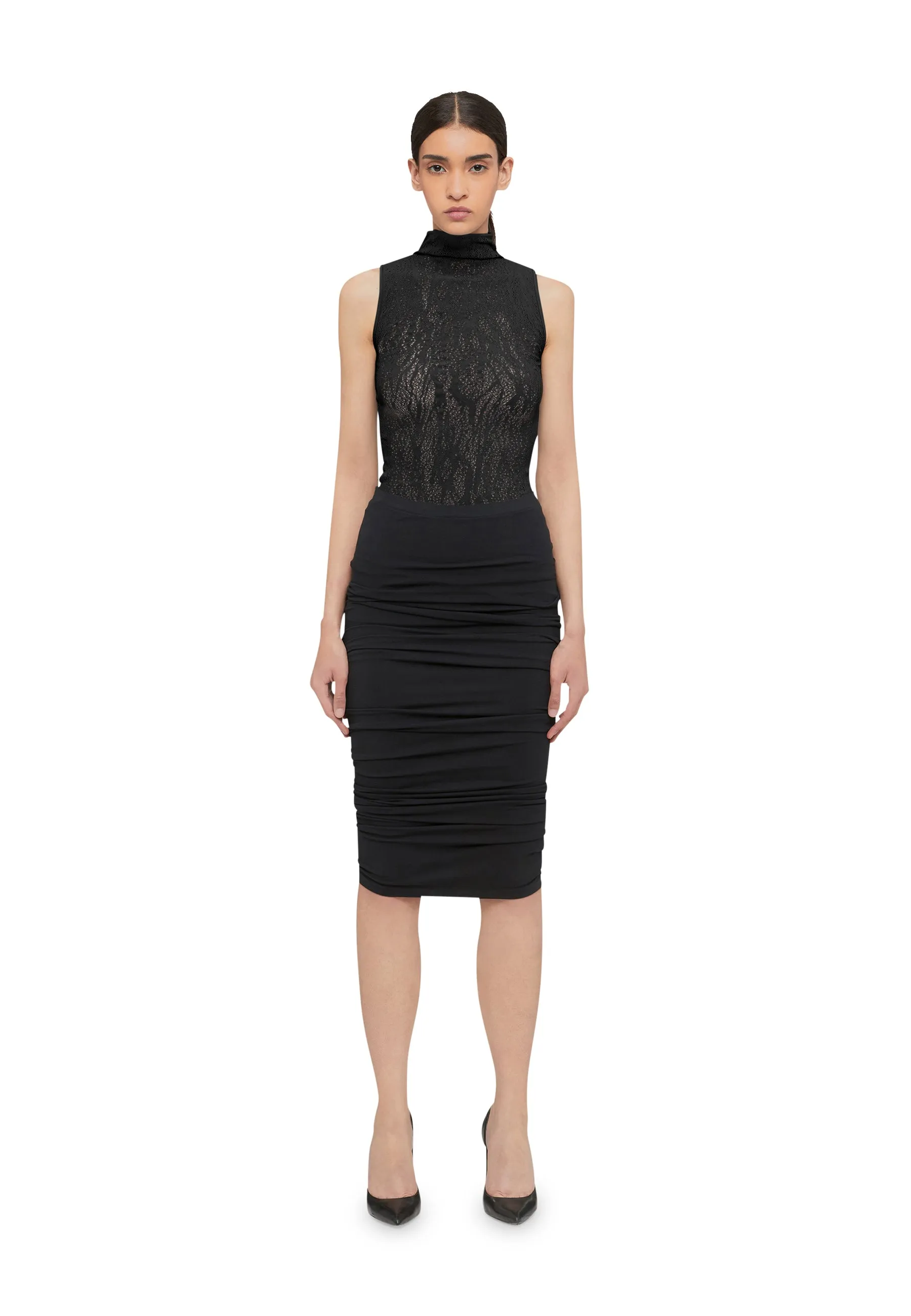 Snake Lace Top Sleeveless