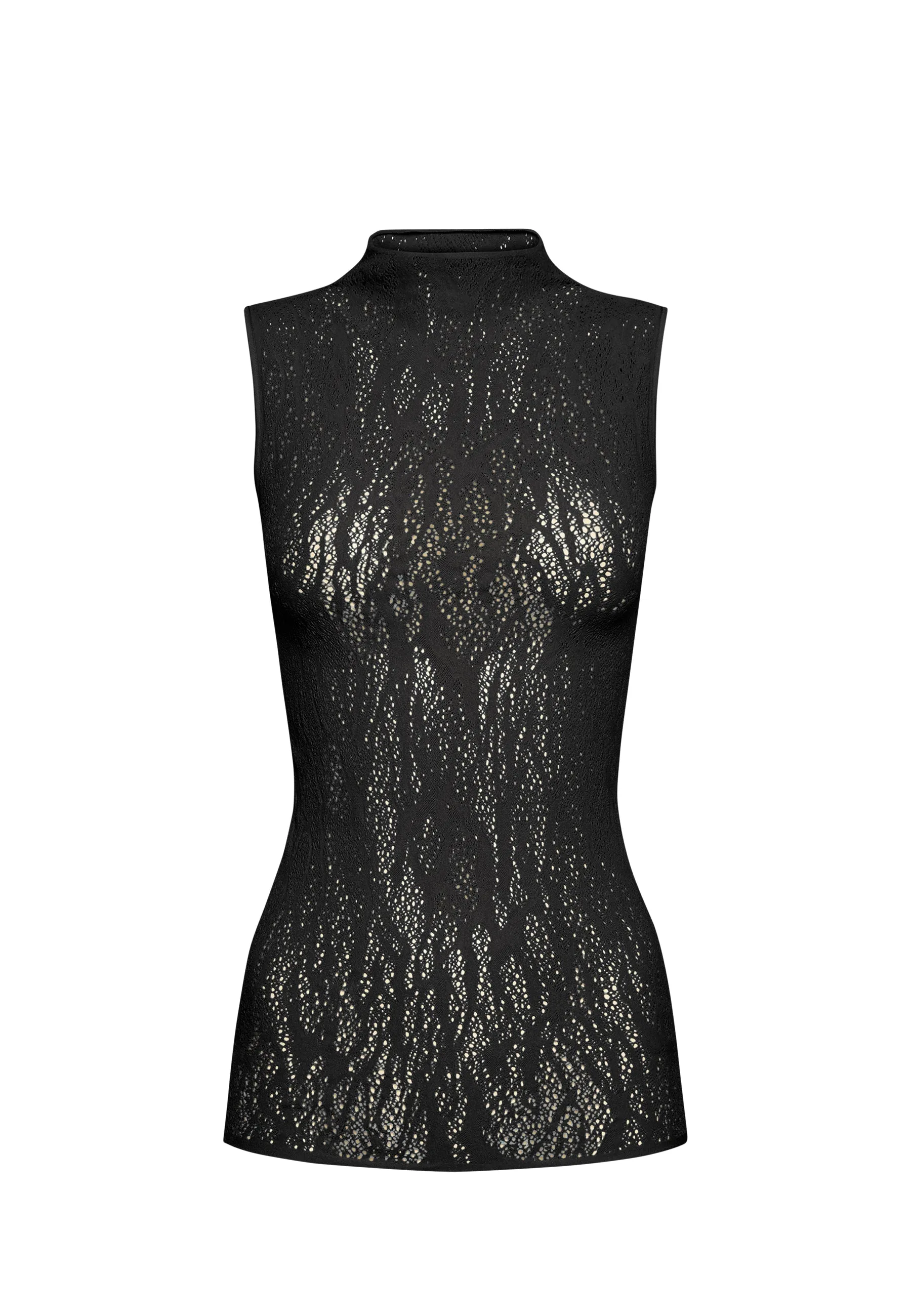 Snake Lace Top Sleeveless