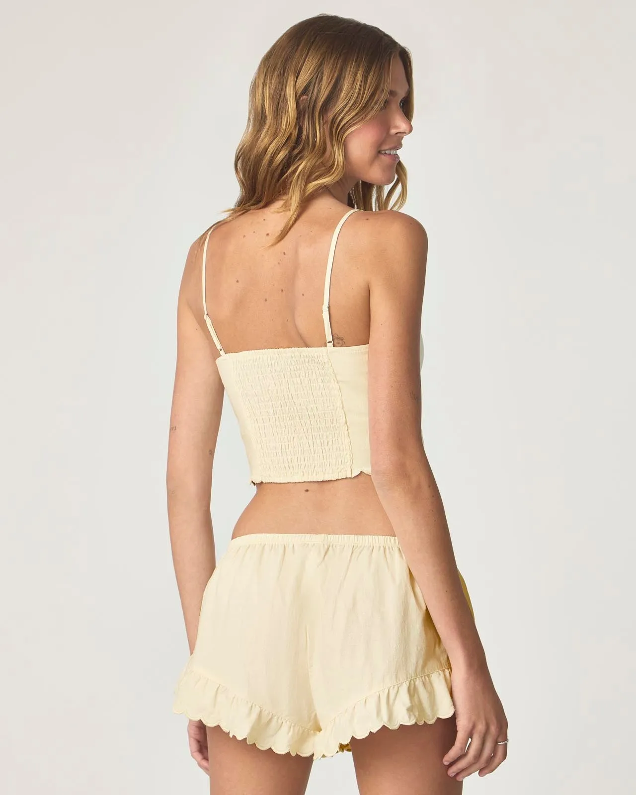 Sweet Solstice Scallop Crop Cami